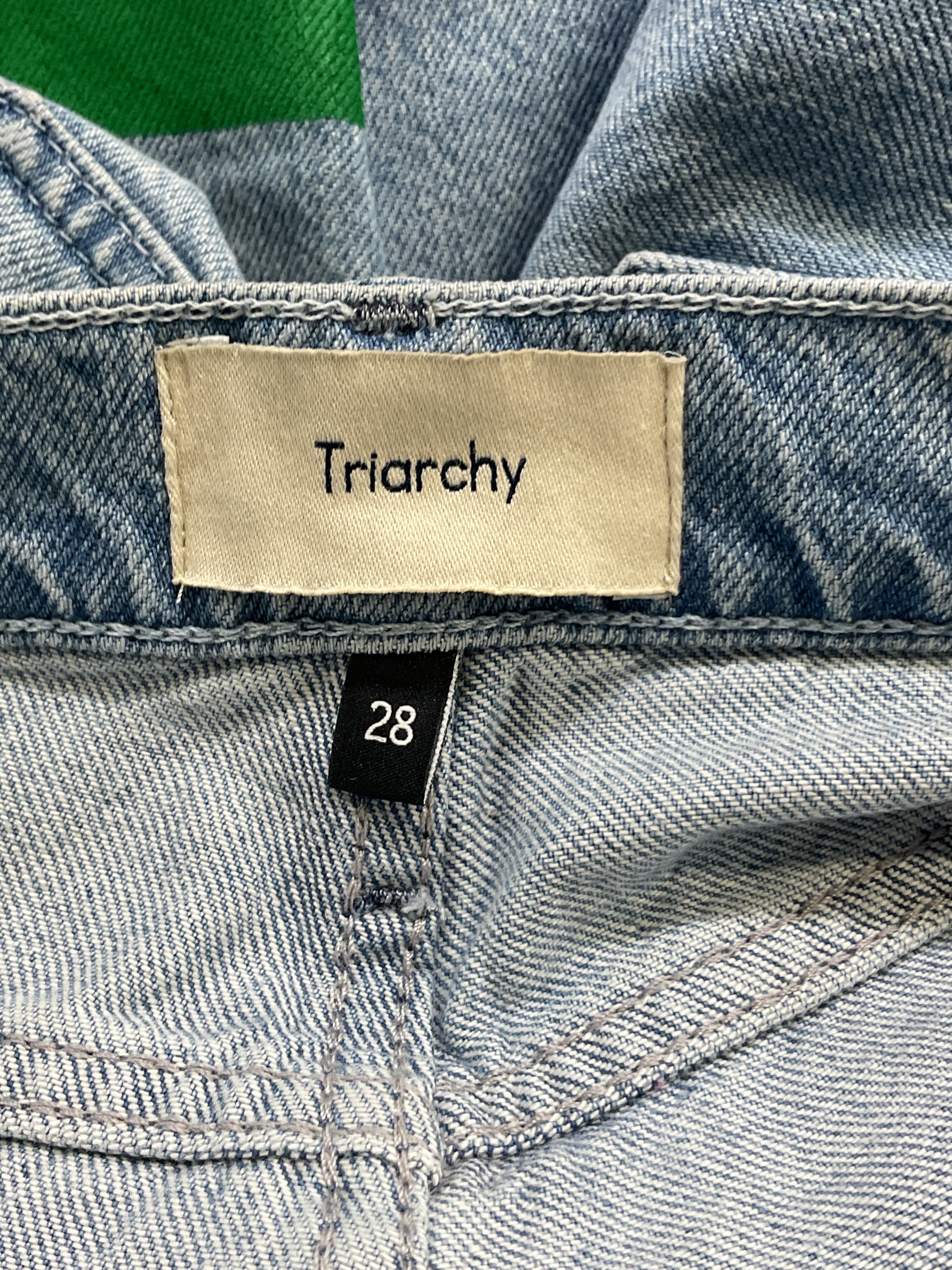 Ms. Triarchy Printed High-Rise Straight-Leg Jeans - Image 2