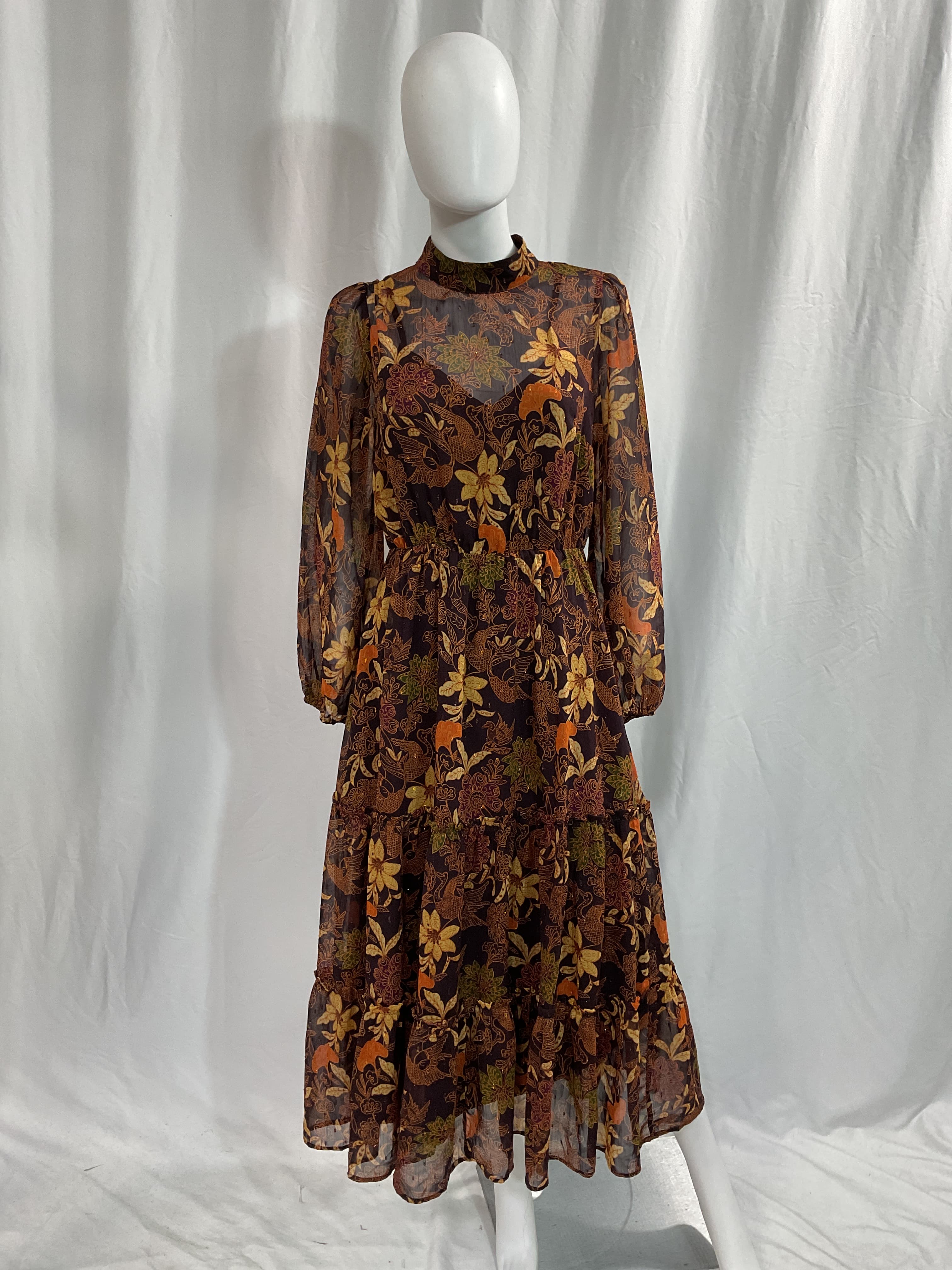 Wild Bergamot Long Sleeve Maxi Dress - Image 2