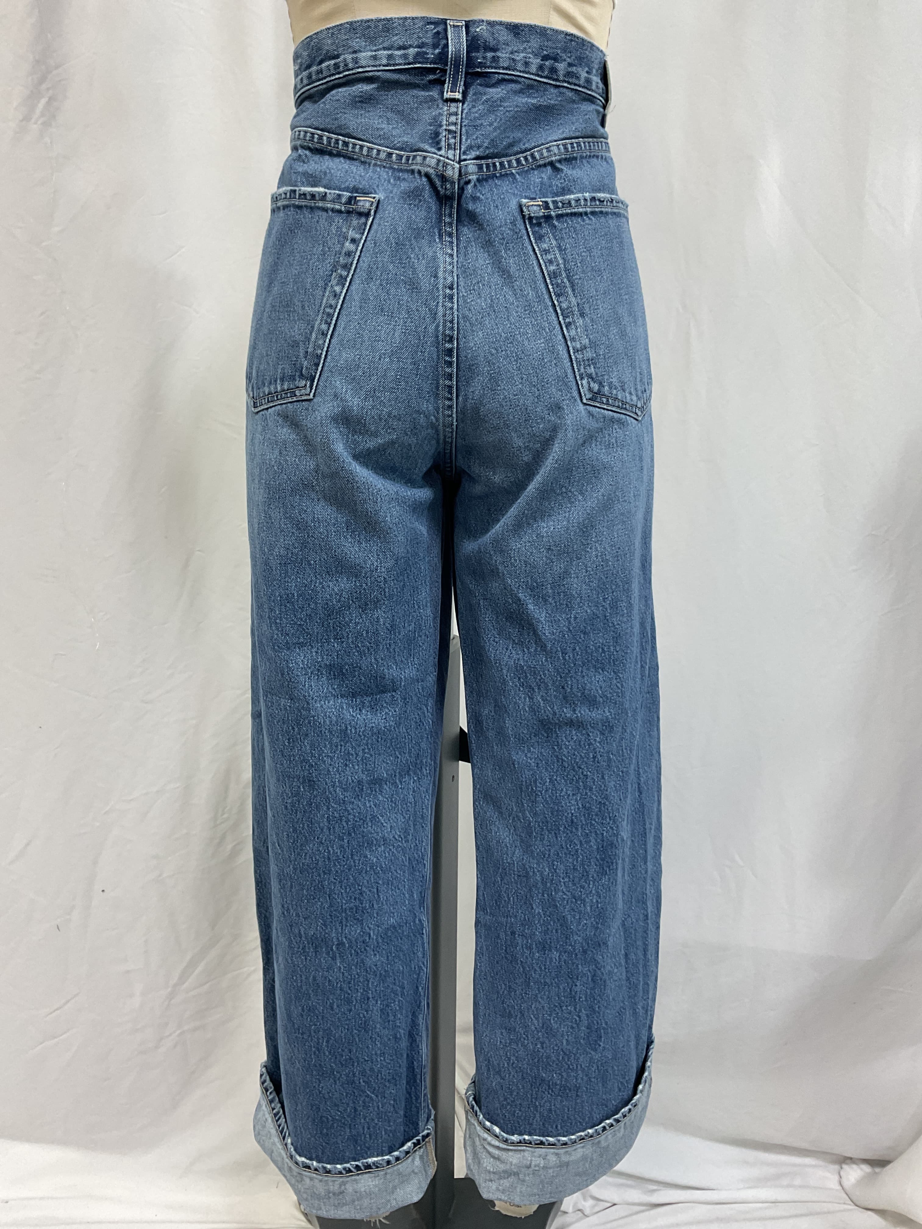 Ayla Baggy Cuffed Crop Jeans - Image 3