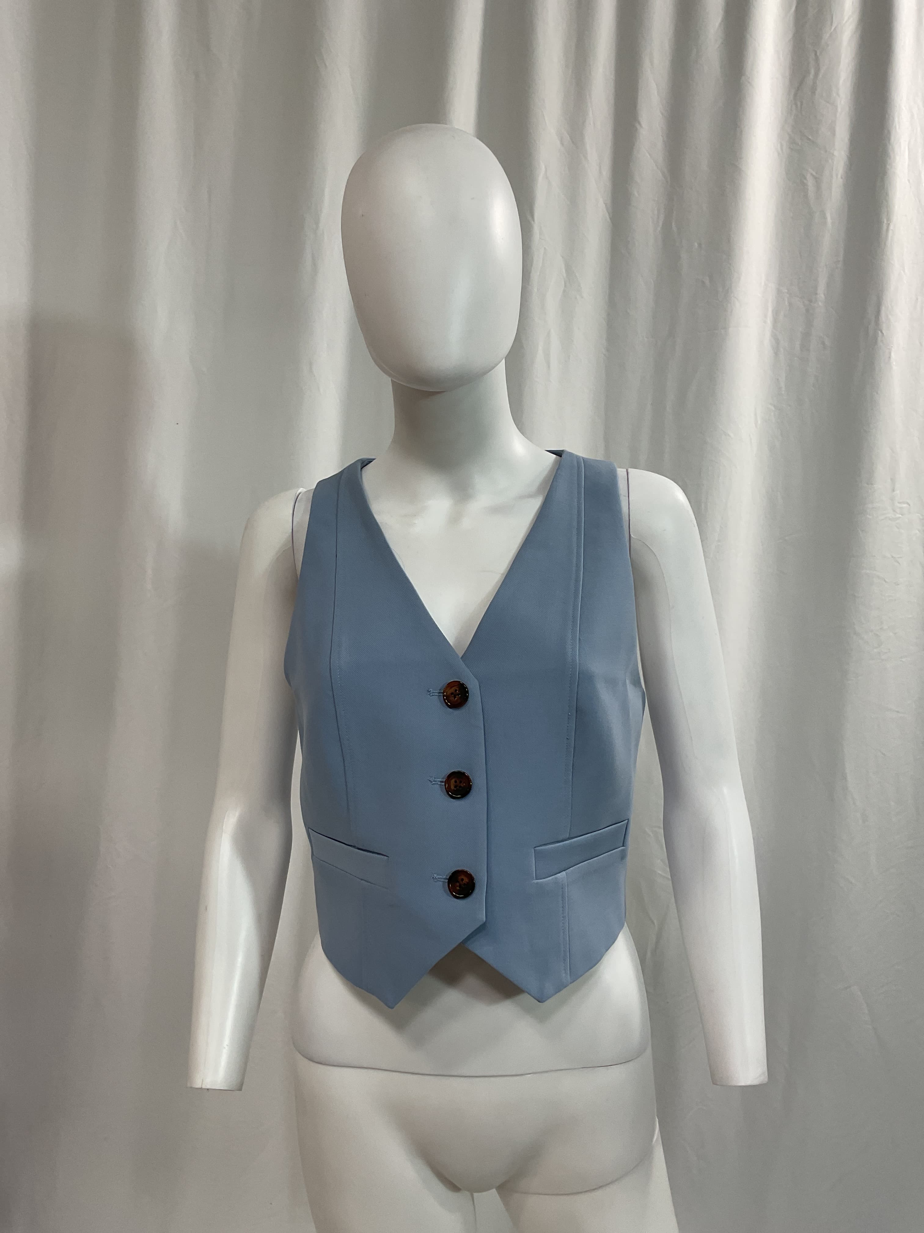 Irena Tailored Fitted Vest - Image 3
