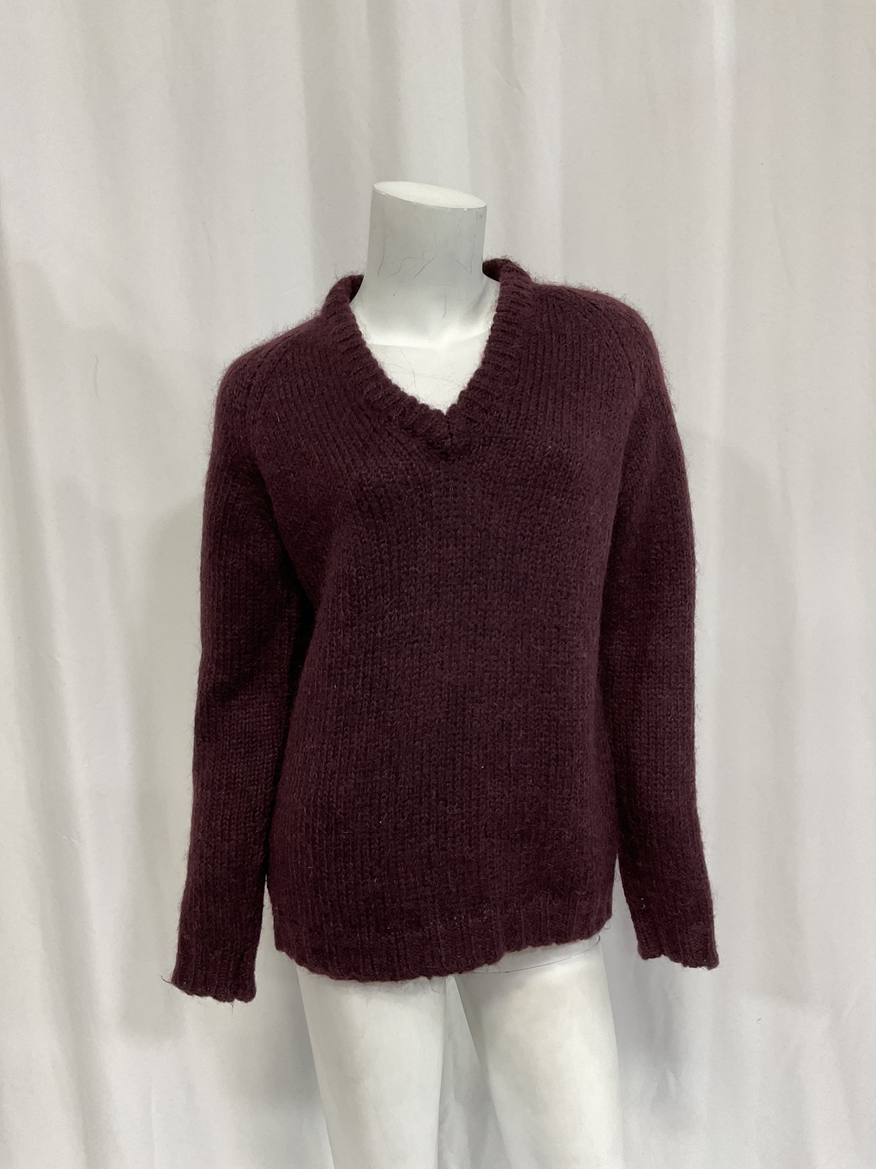 Mohair V-Neck Sweater - Image 4