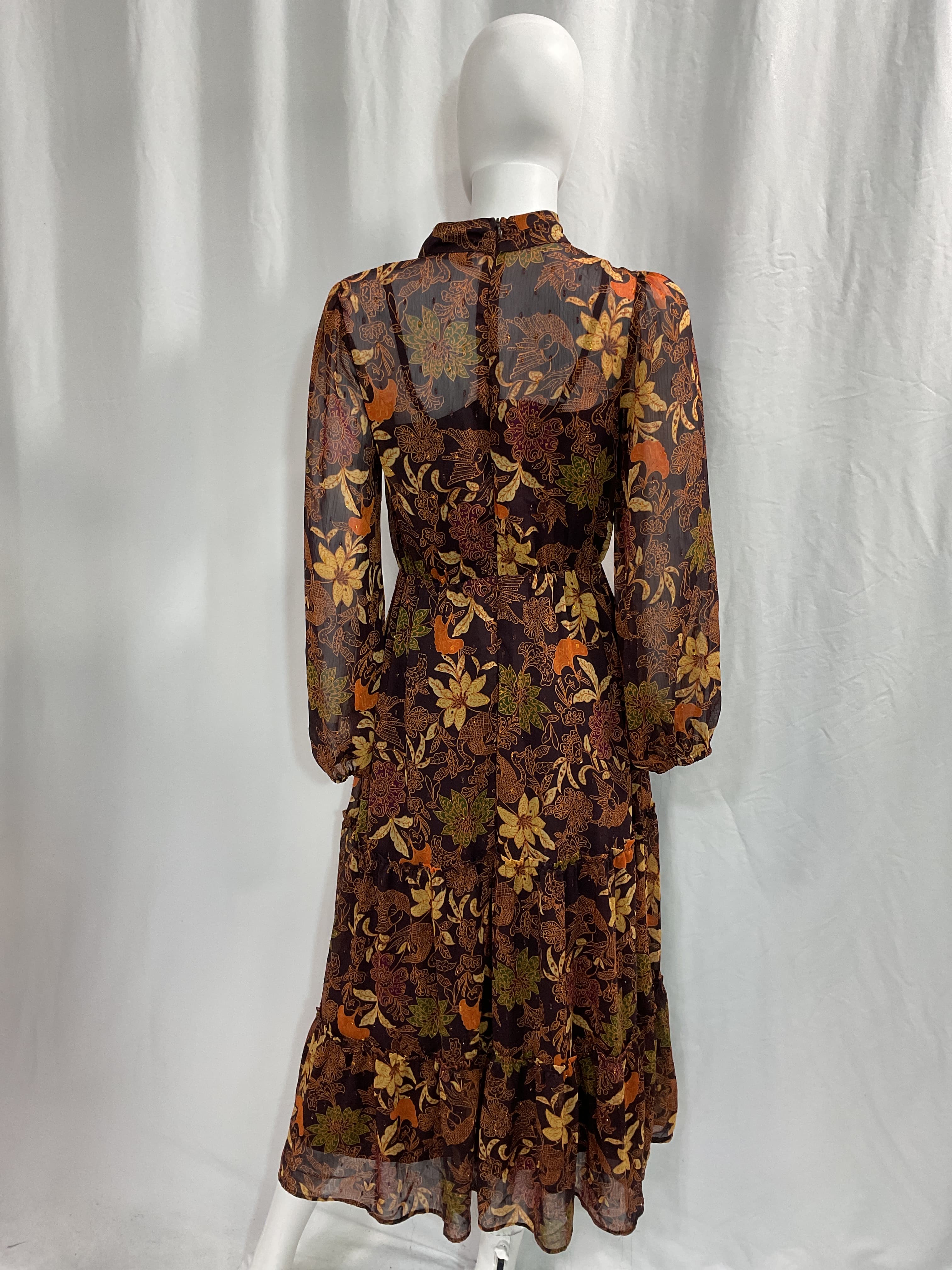 Wild Bergamot Long Sleeve Maxi Dress - Image 4