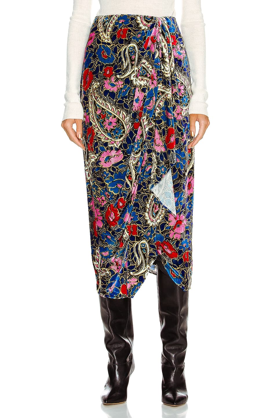 Breenea Skirt In Blue - Image 1
