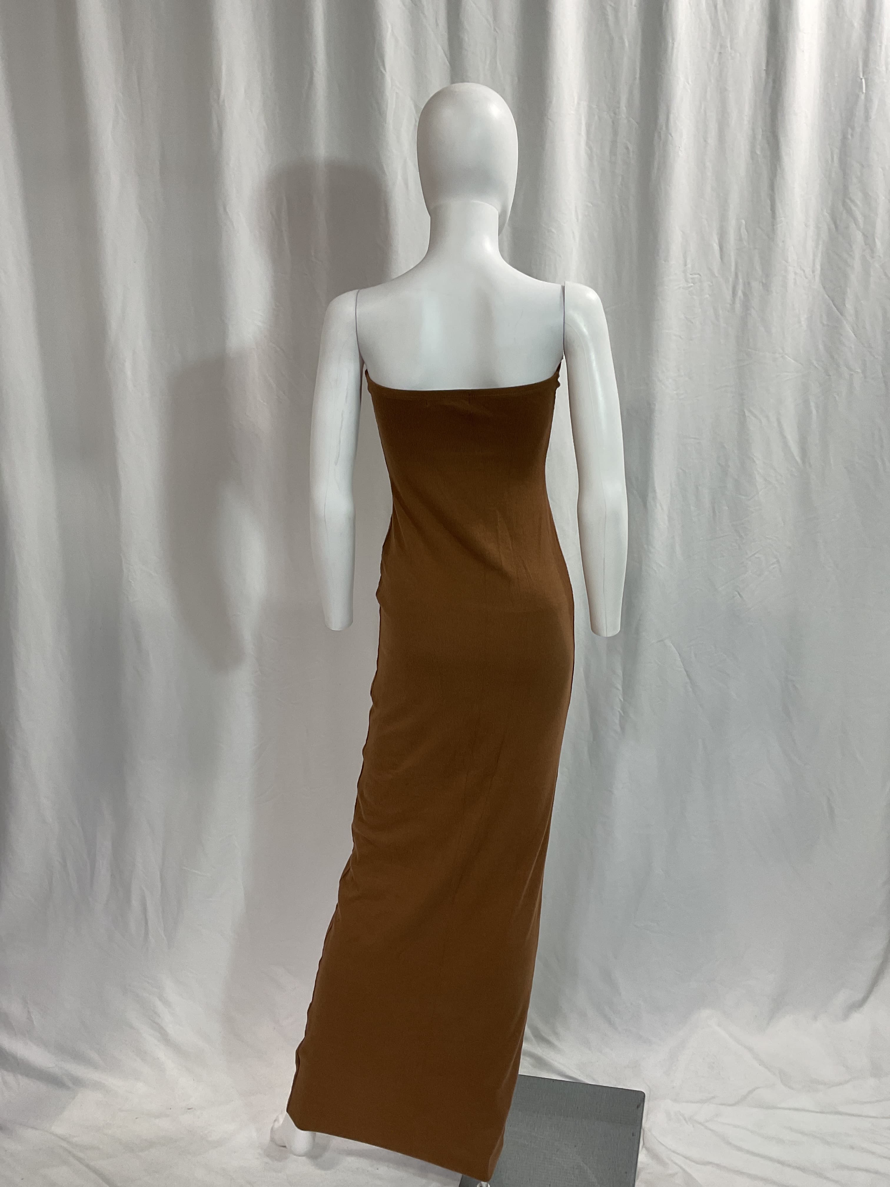 Tube Maxi Dress In Earth - Image 2