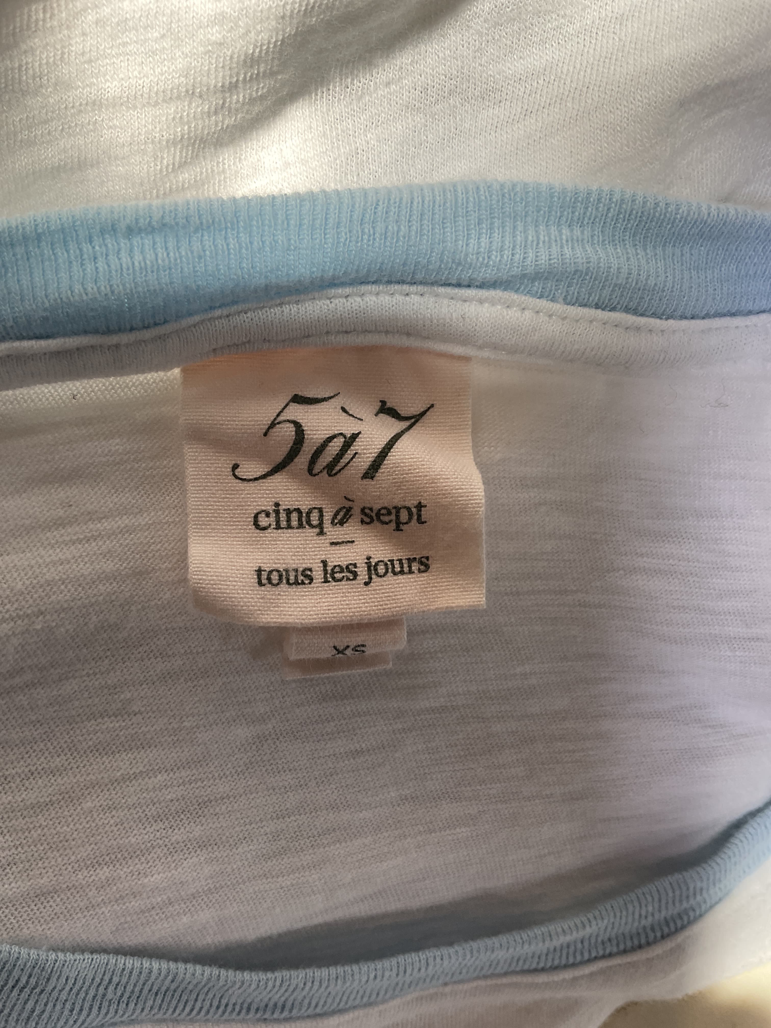 Cotton Two Tone Amour Tee - Image 3