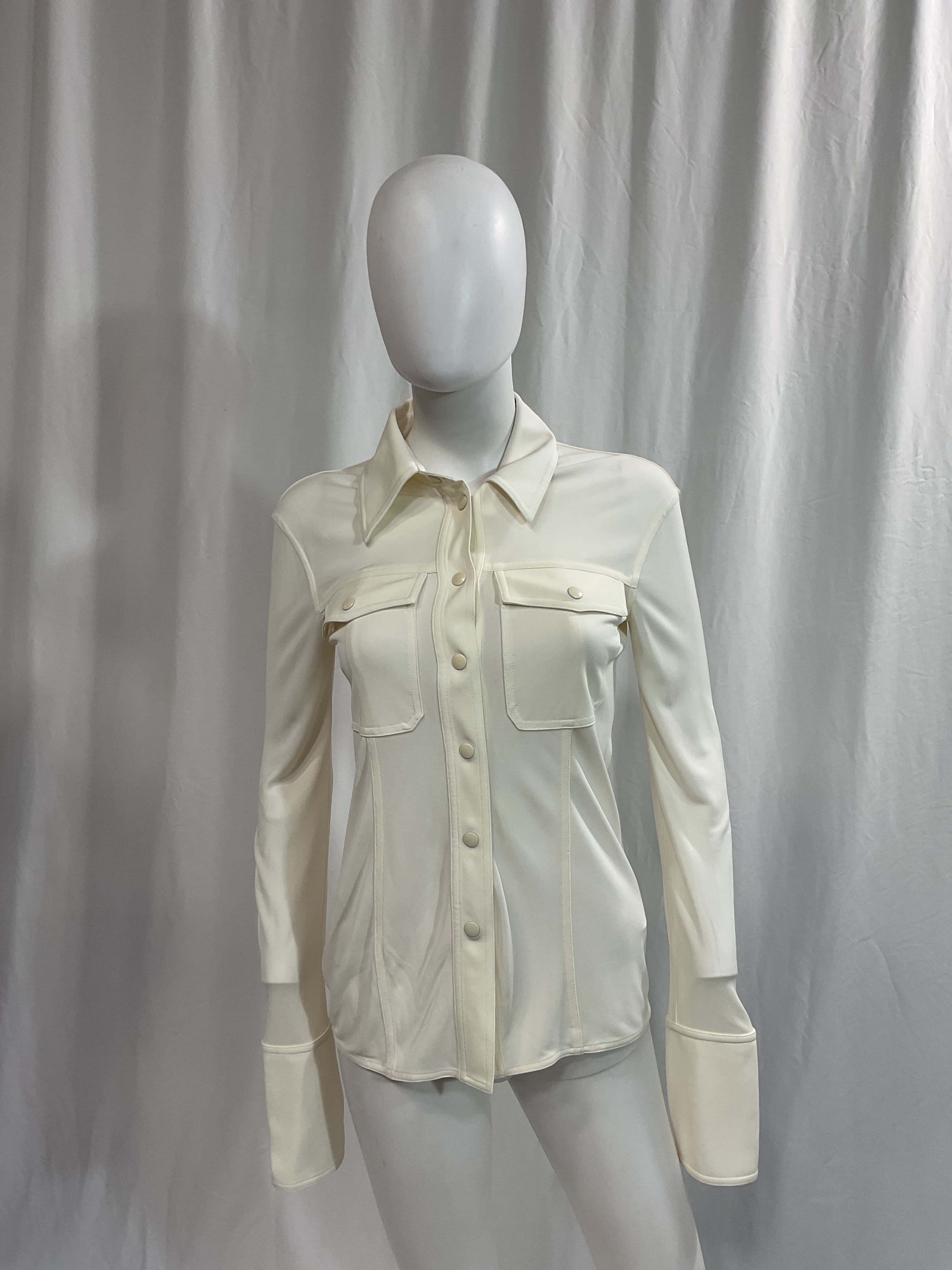 Pocket Shirt In Ivory - Image 3
