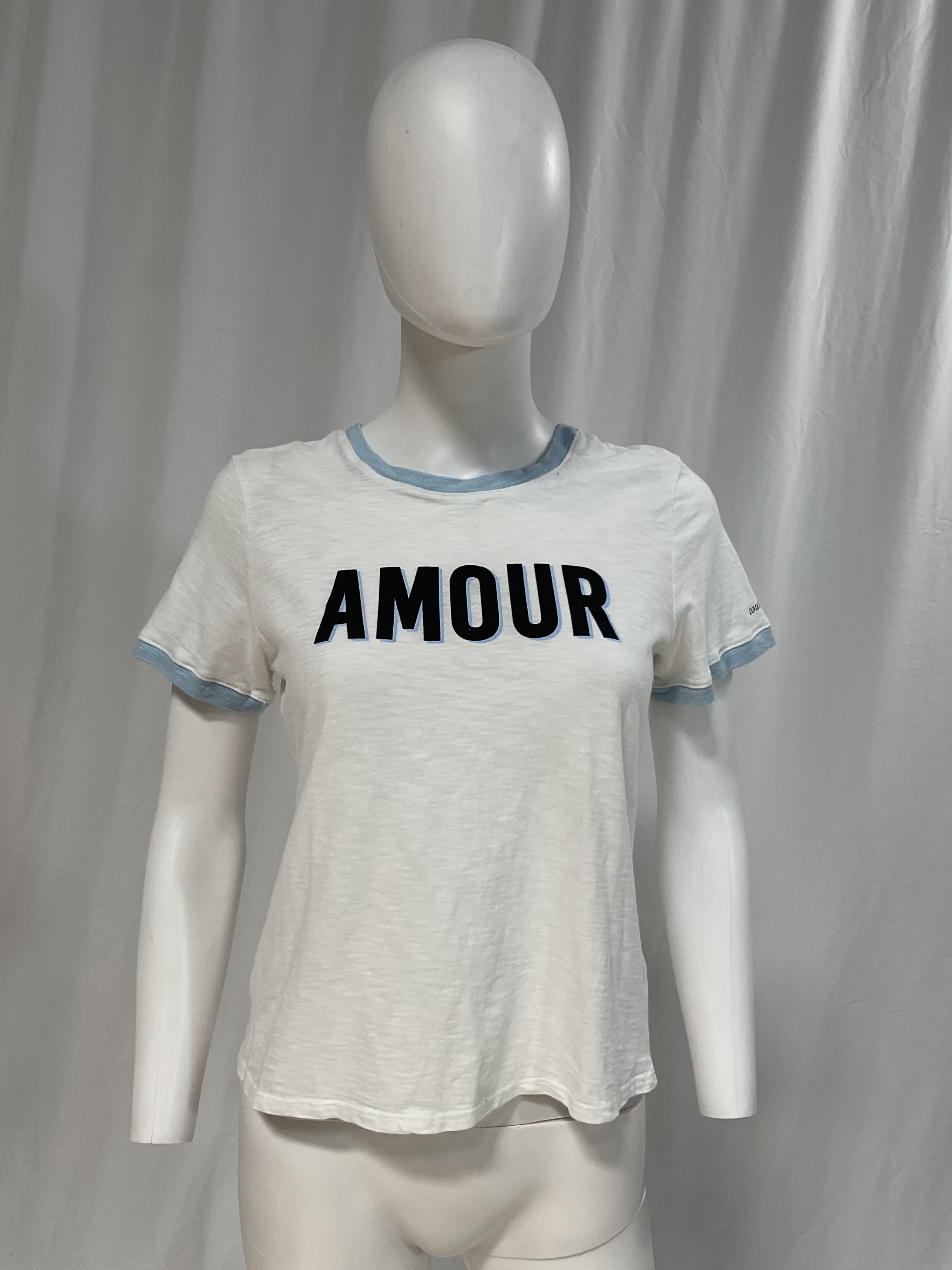 Cotton Two Tone Amour Tee - Image 4