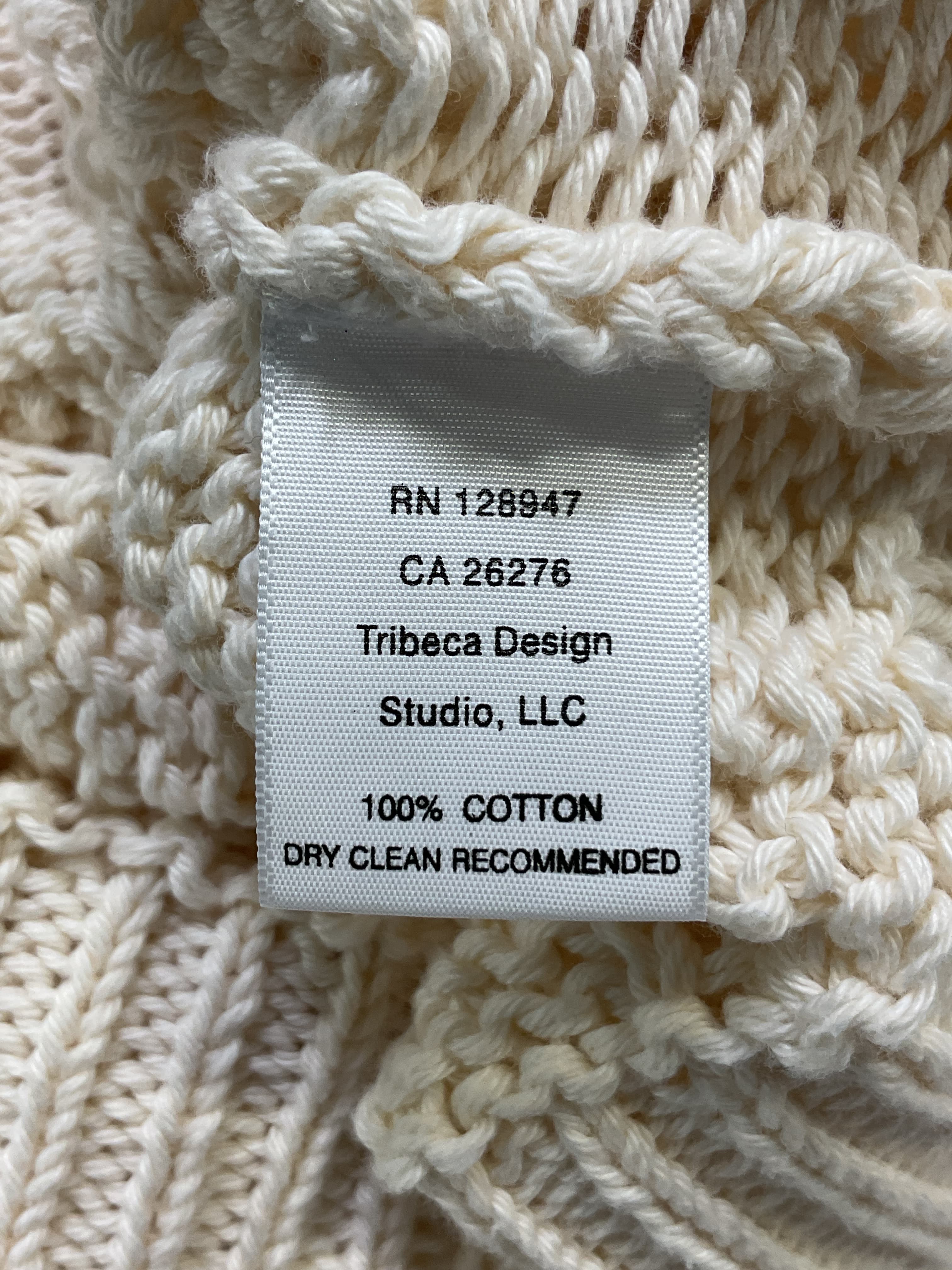 Cable Stitch Sweater In Ivory - Image 3