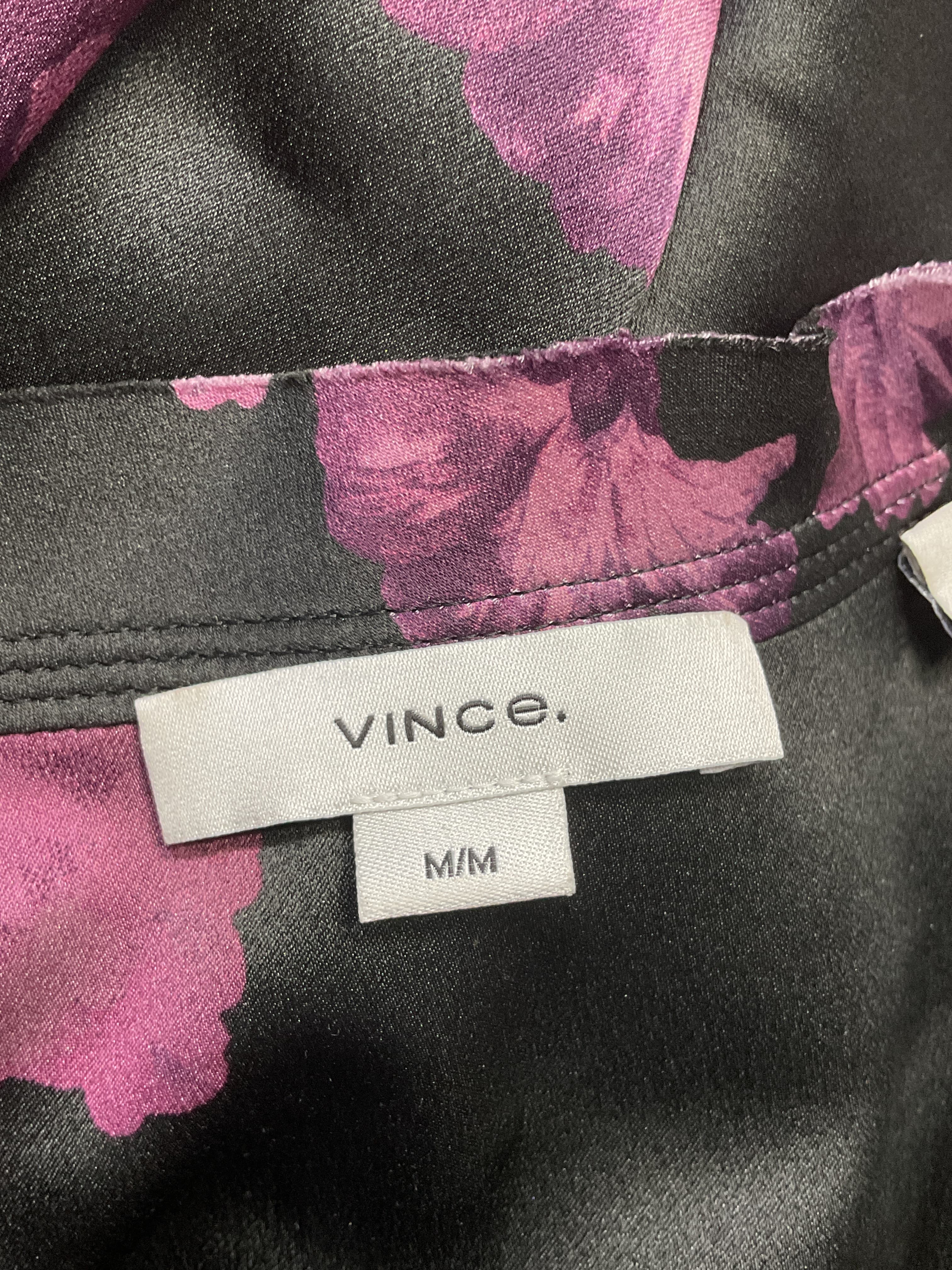 Begonia Floral Silk Banded Collar Shirt - Image 3