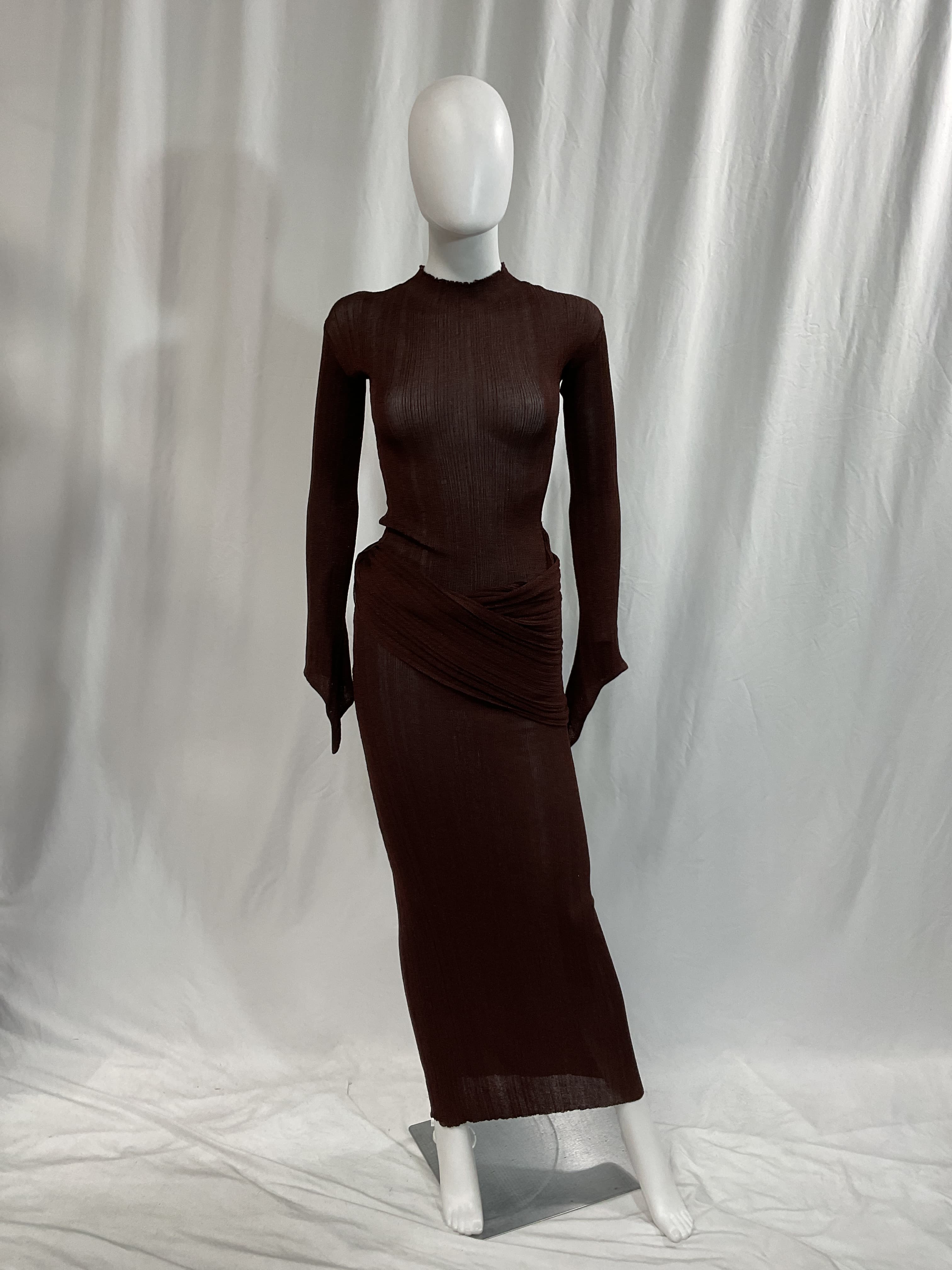 Steren Dress In Chocolate - Image 3