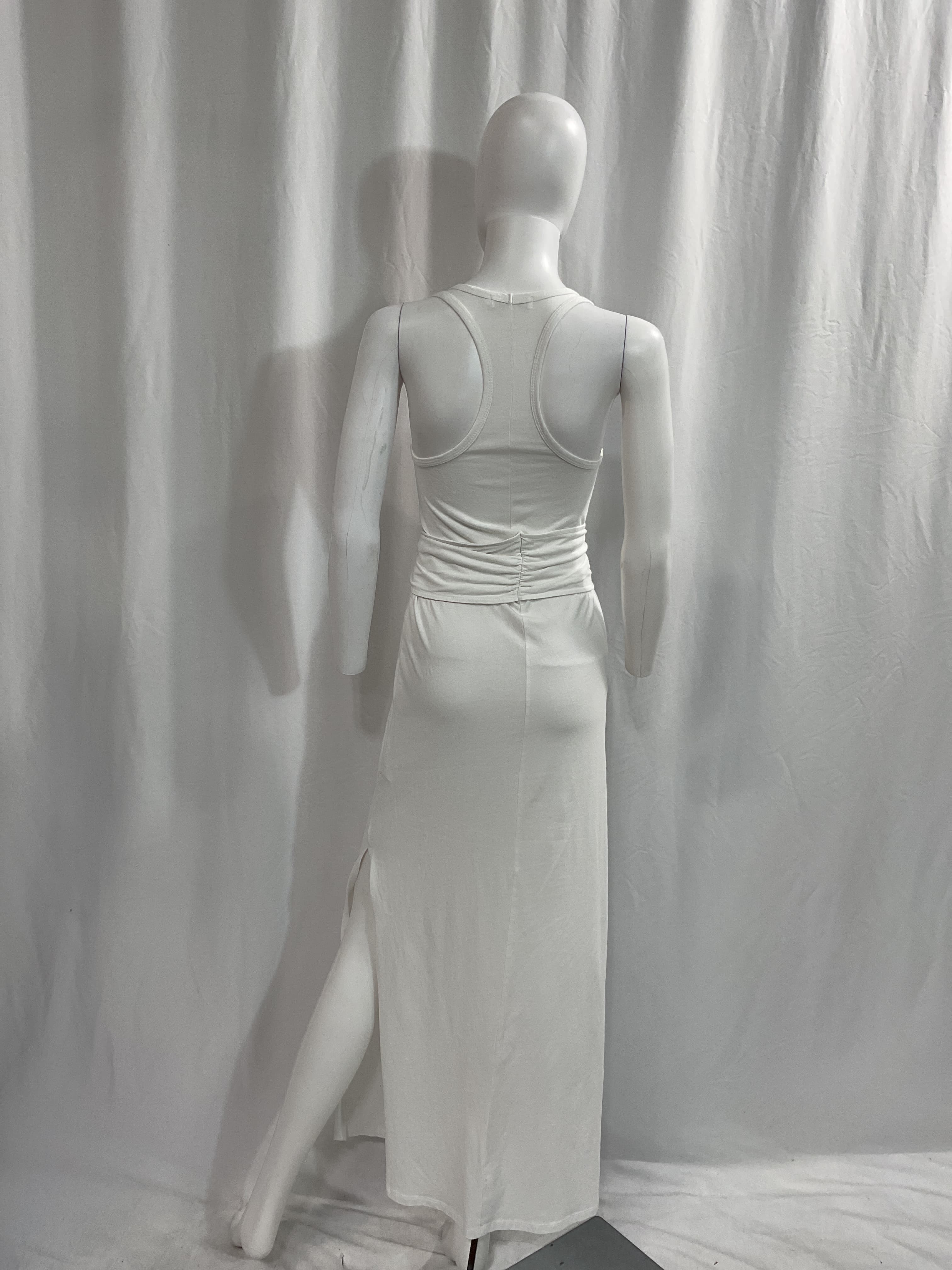 Goldie Maxi Dress In White - Image 3