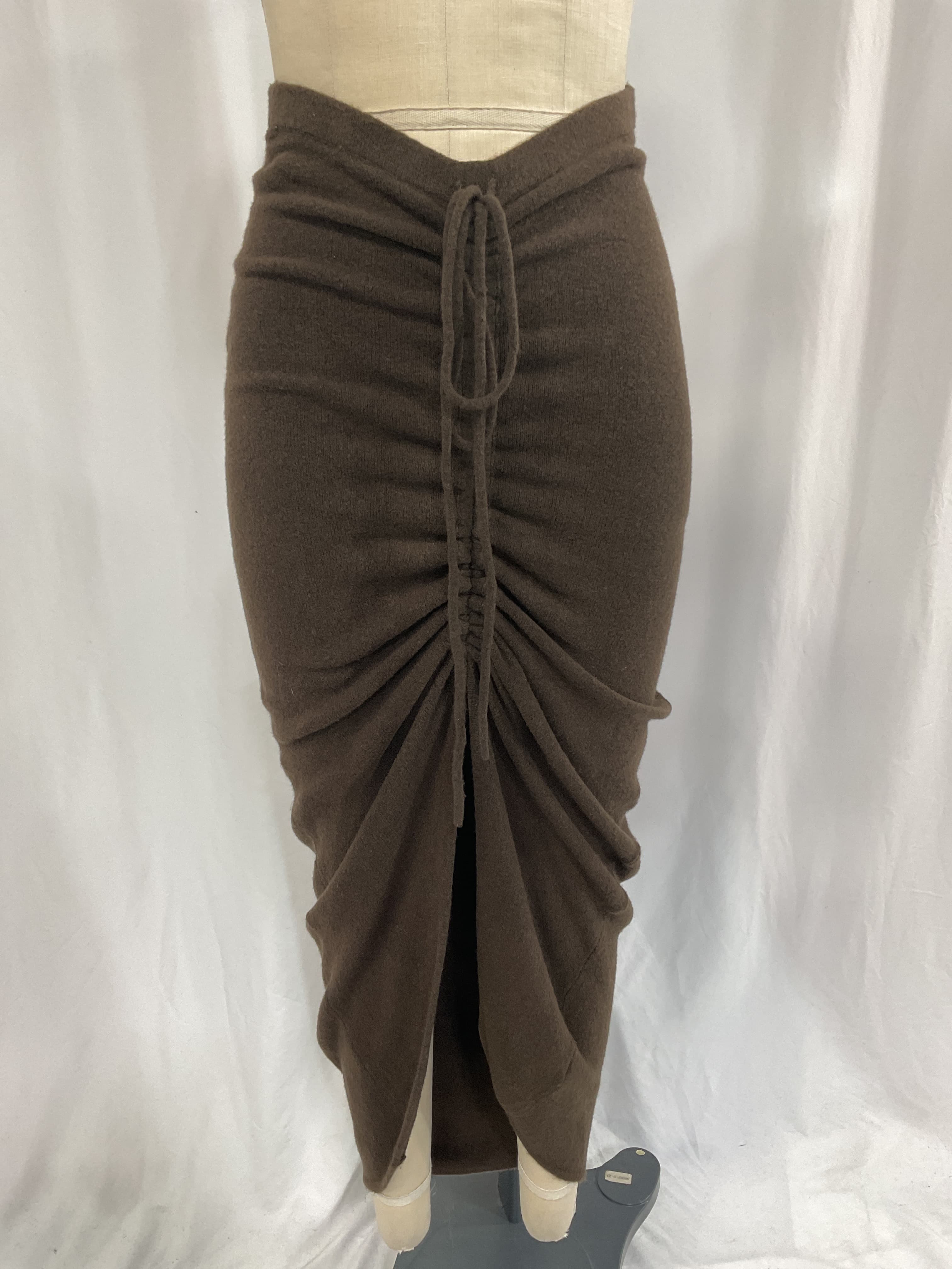 Zuna Ruched Knit Maxi Skirt - Image 3