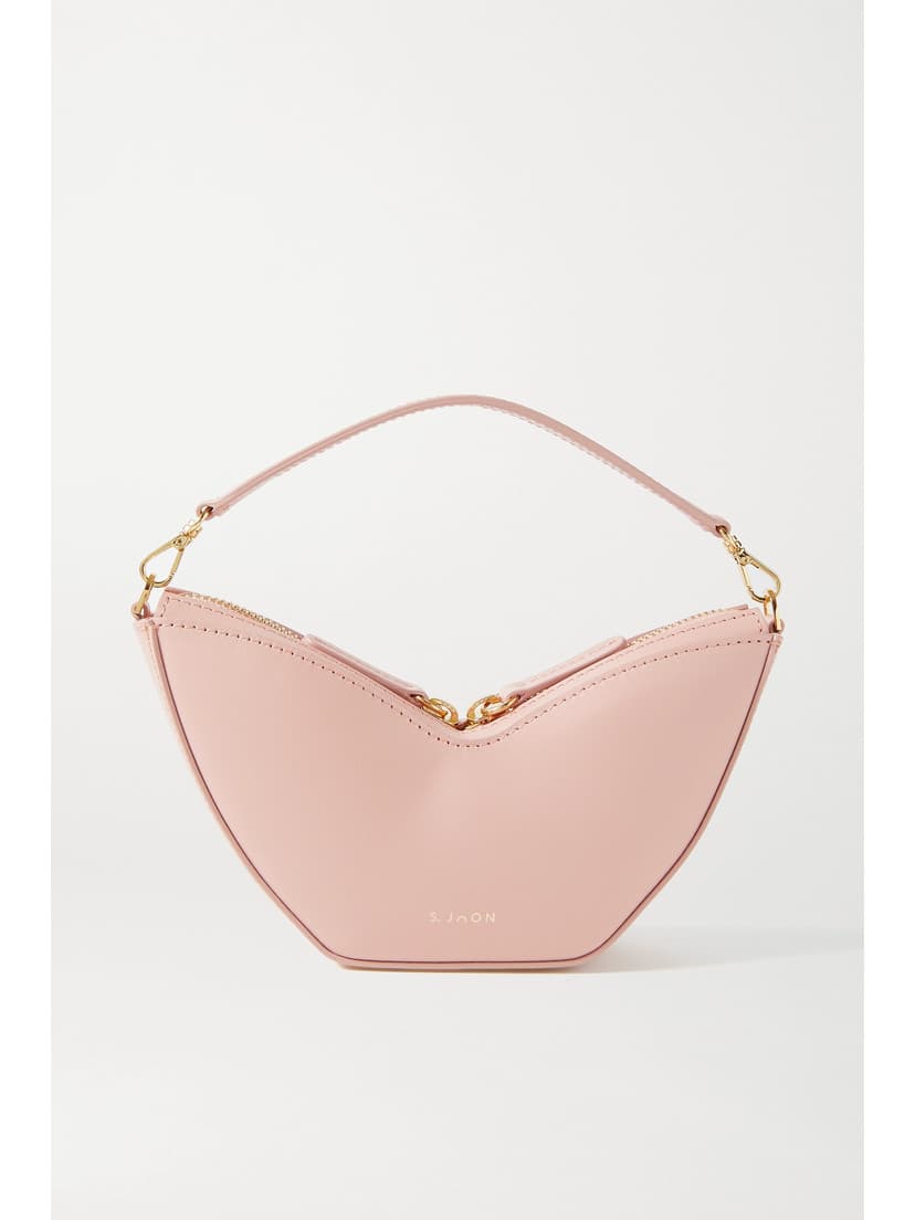 Tulip Mini Leather Shoulder Bag - Image 1