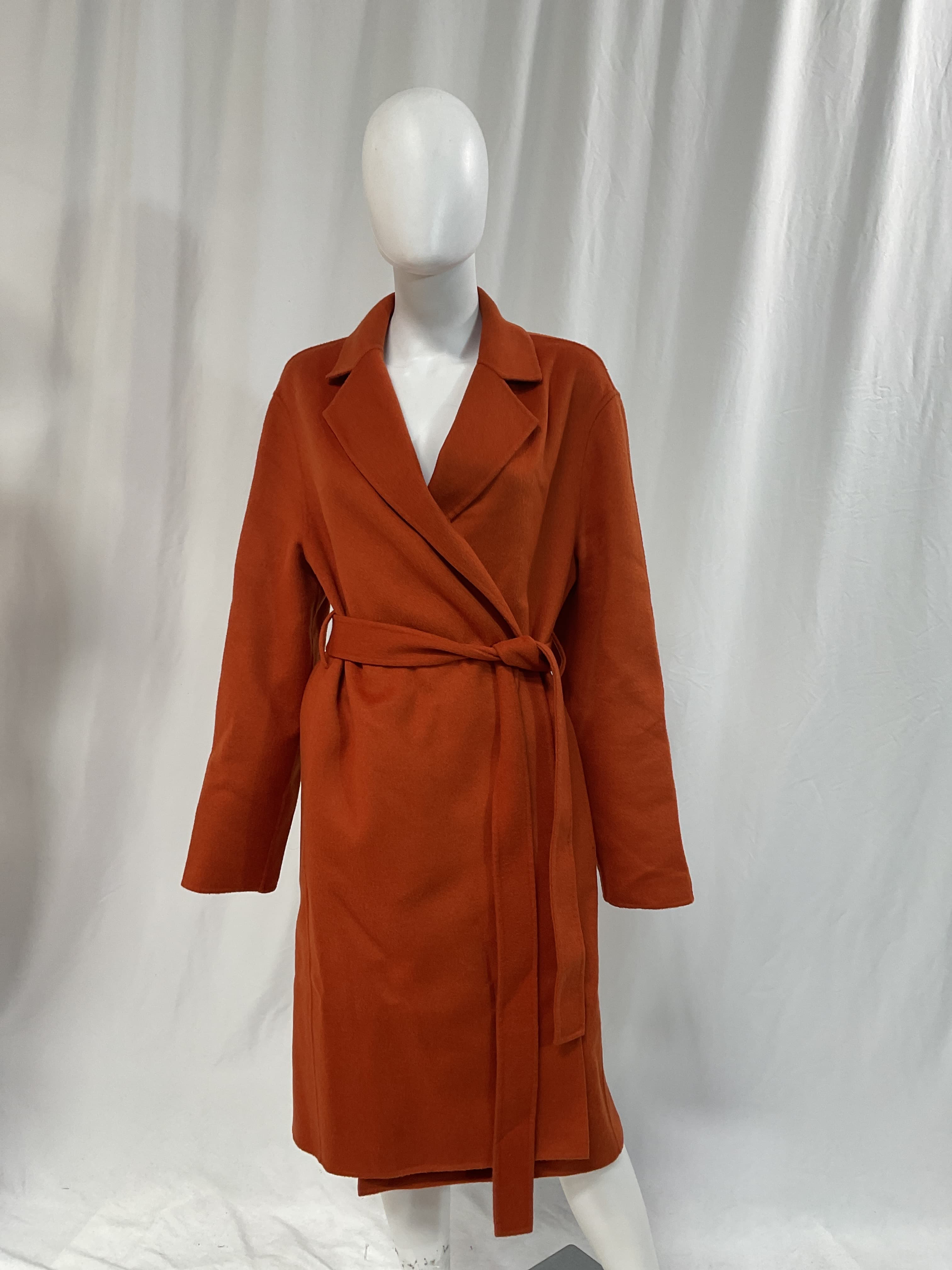 Cenda Belted Wool And Cashmere-Blend Coat - Image 2