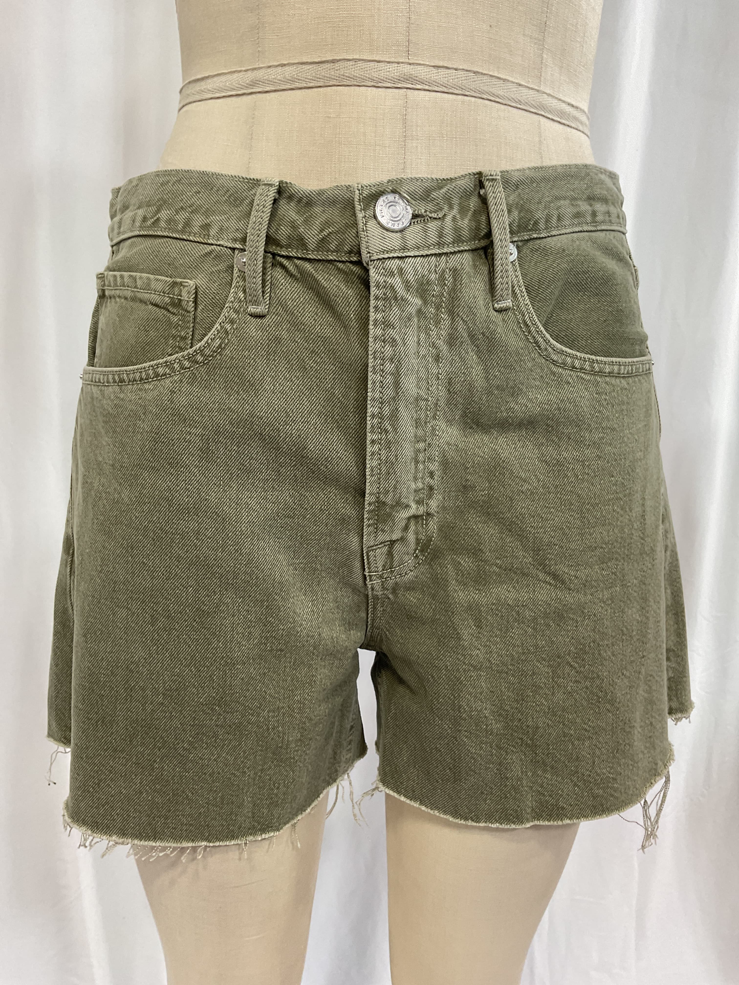 Le Super High Waist Denim Shorts - Image 3