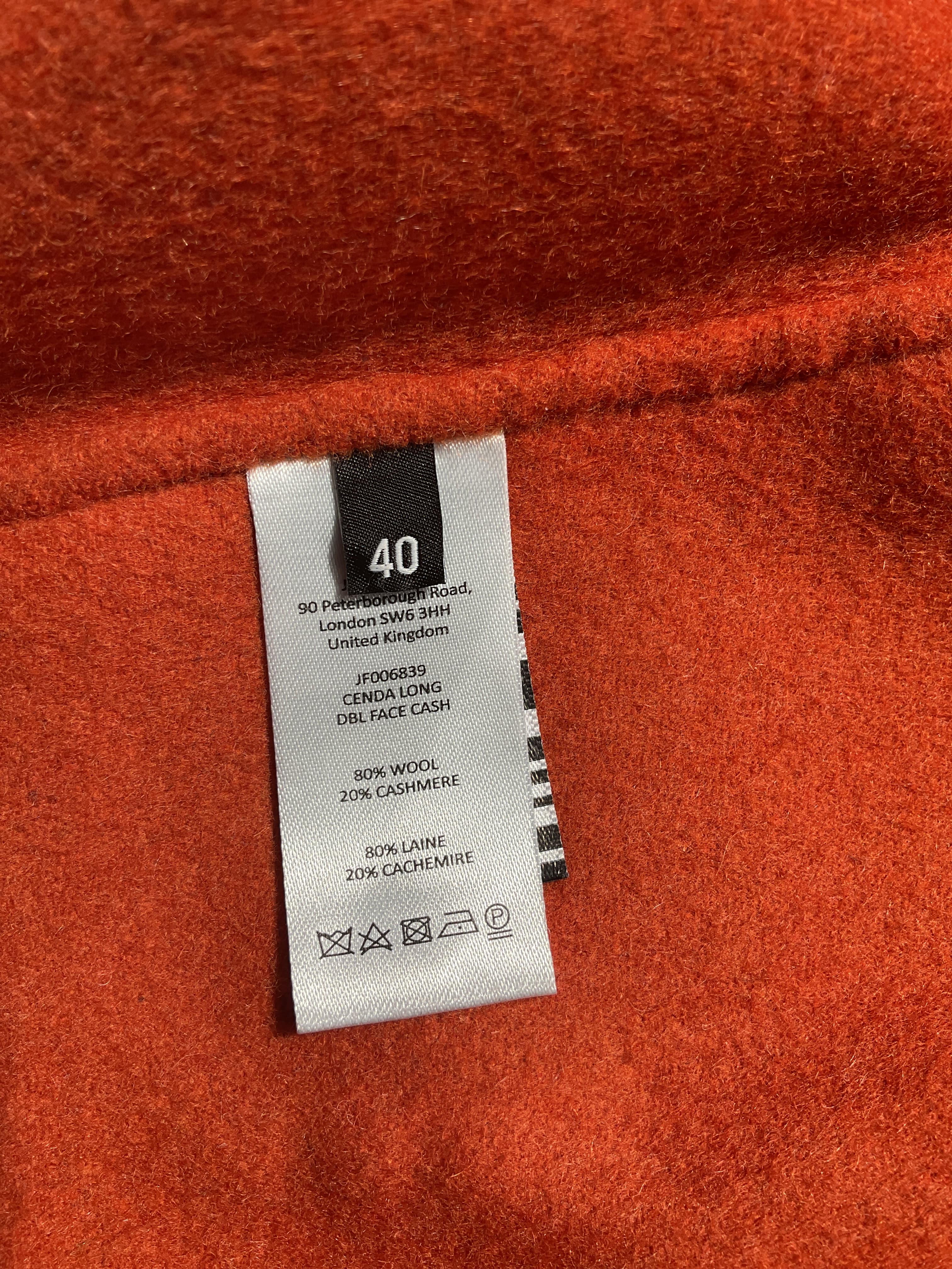 Cenda Belted Wool And Cashmere-Blend Coat - Image 4