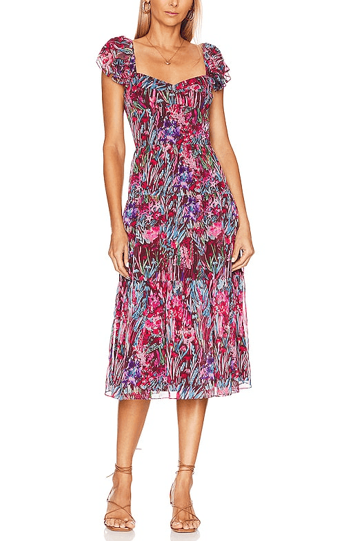 Francia Midi Dress In Bloom - Image 1