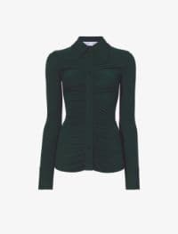 Matte Crepe Button Down - Image 1