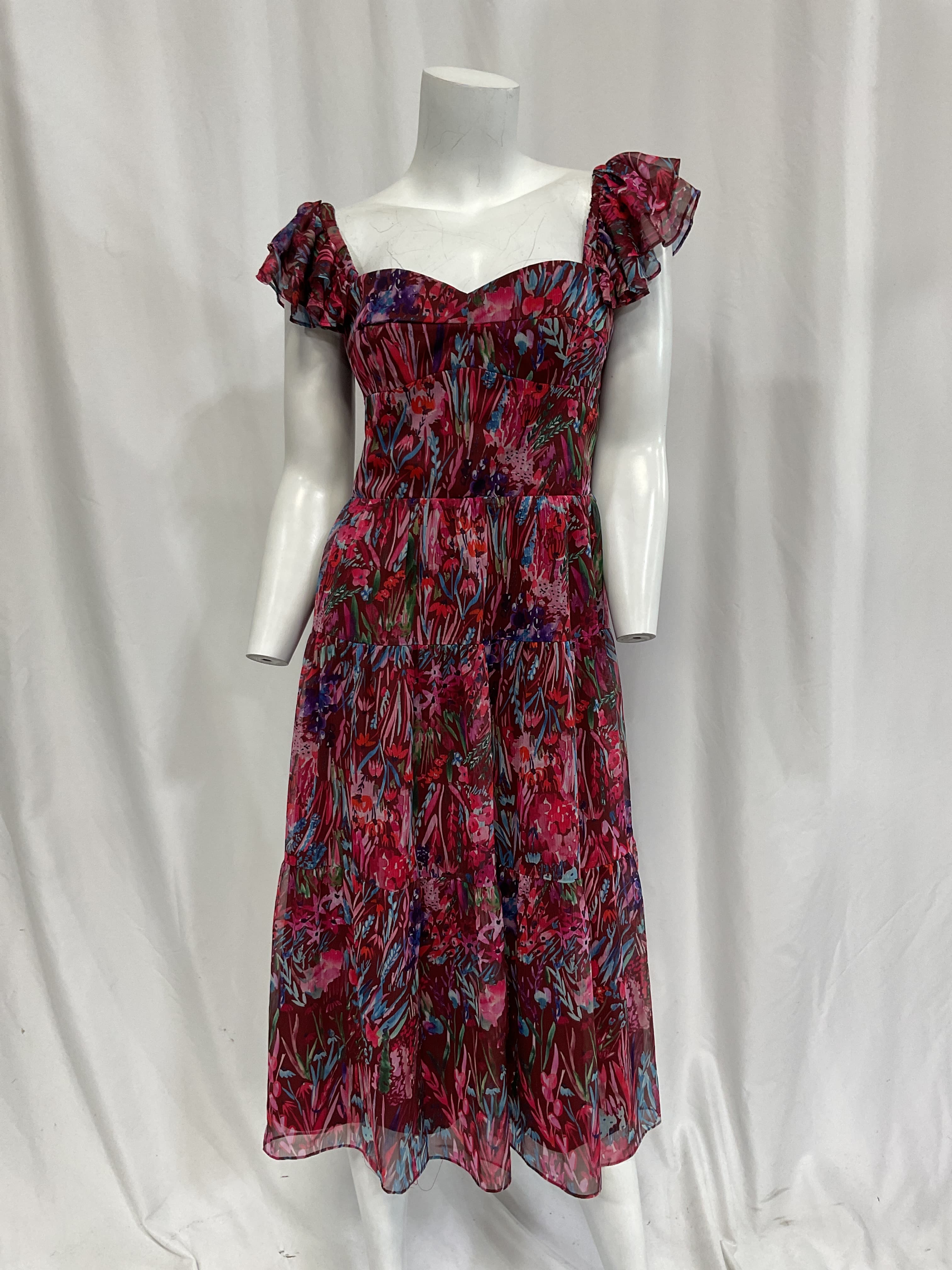 Francia Midi Dress In Bloom - Image 2