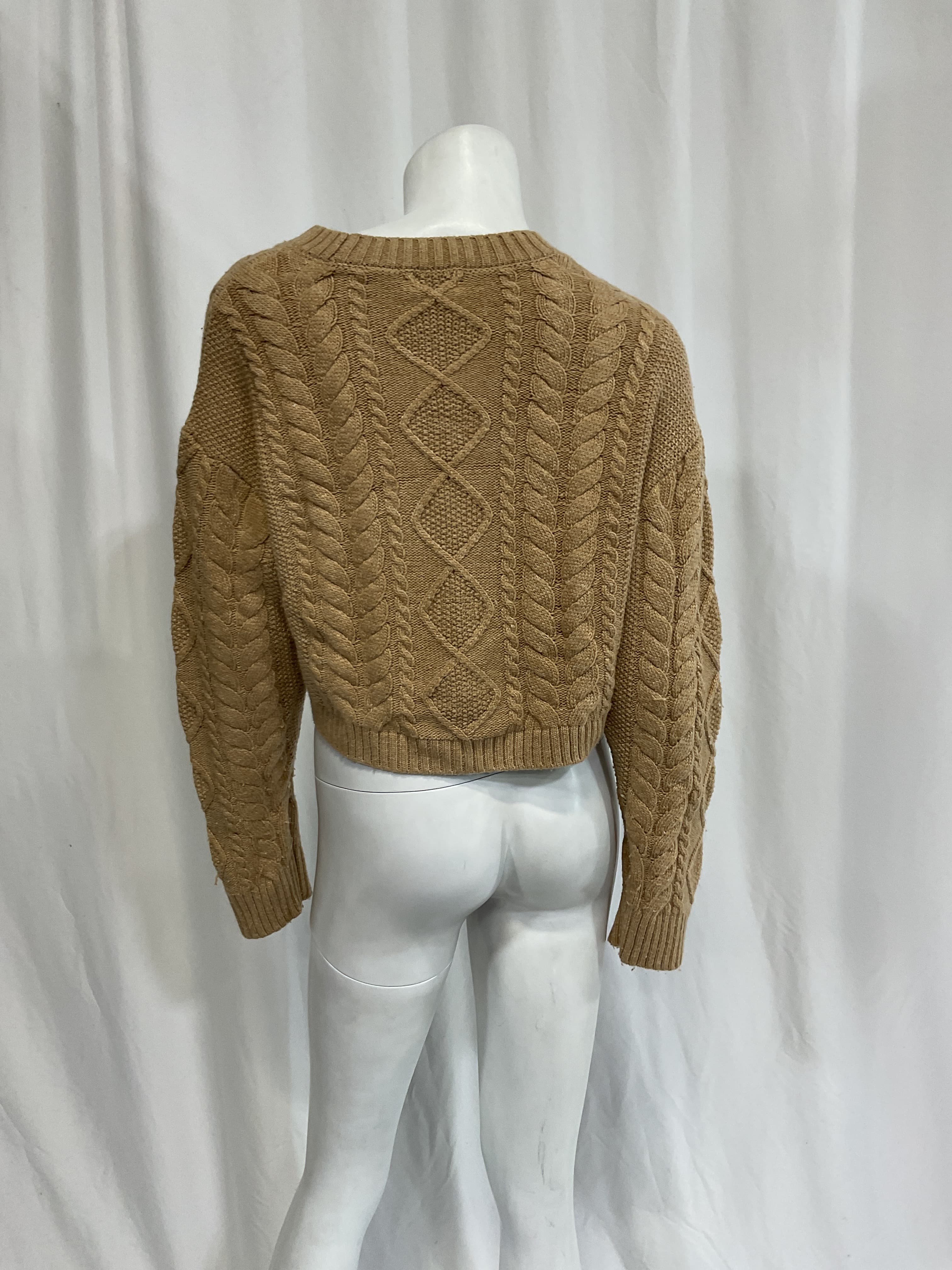 Carmen Cropped Cable Crew - Image 3