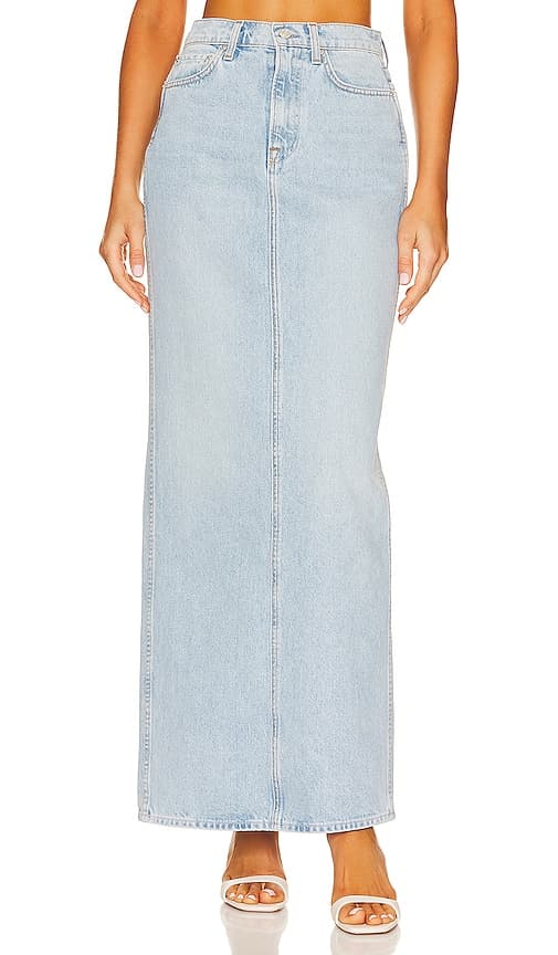 Amara Pencil Skirt With Back Slit In Holmby Hills - Image 1