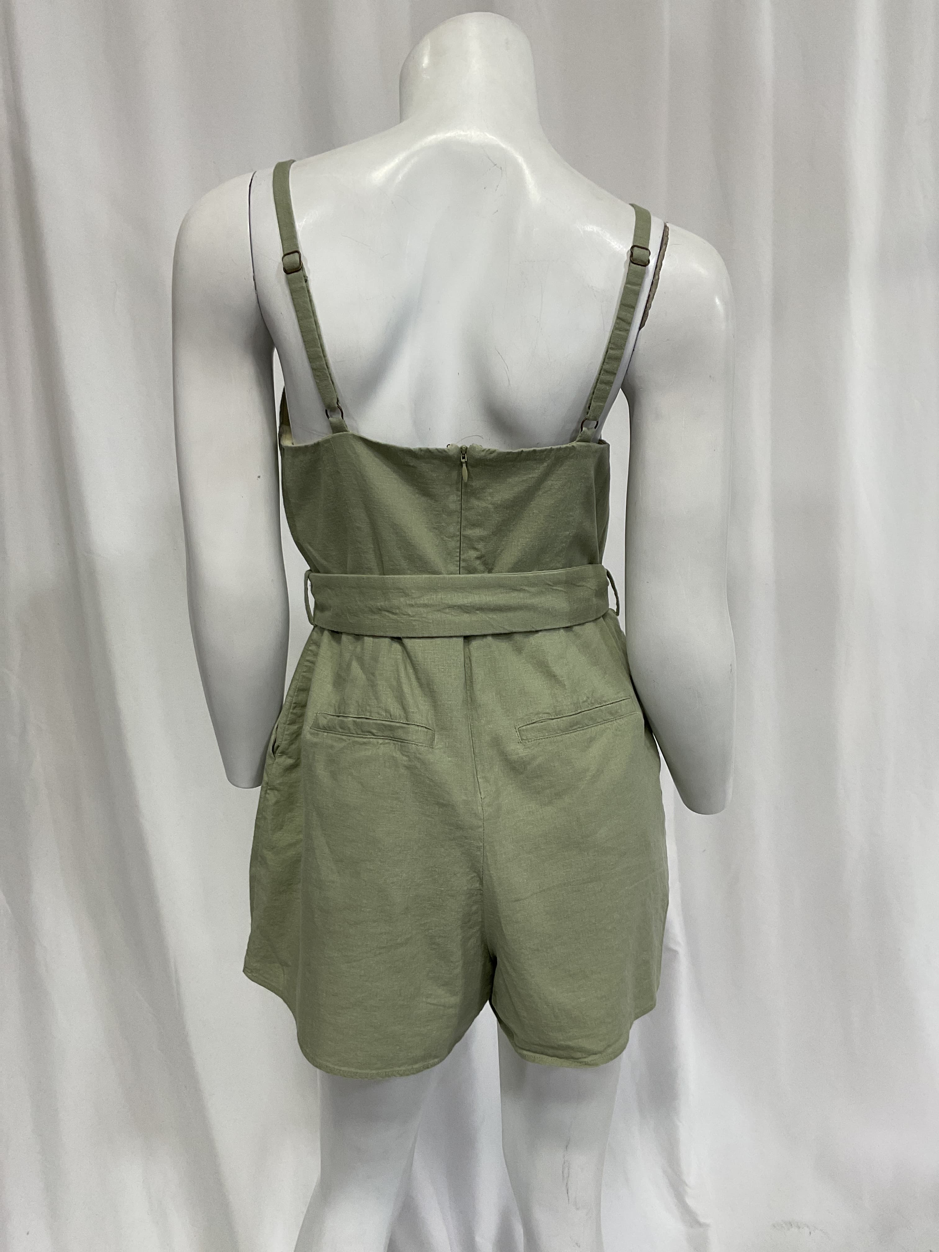 House Of Harlow 1960 X Revolve Nicola Romper In Sage Green - Image 2