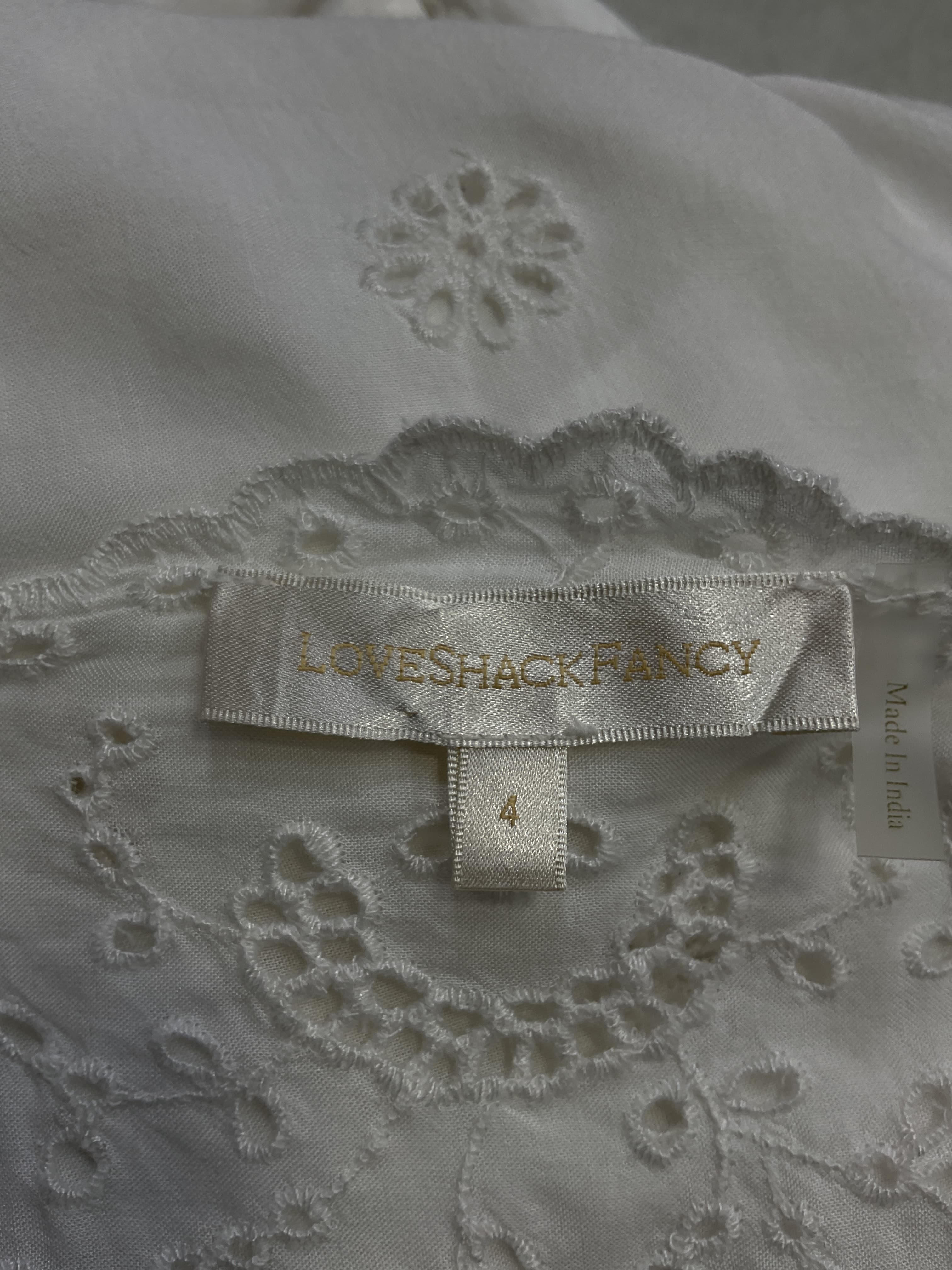 Valente Dress In Antique White - Image 3