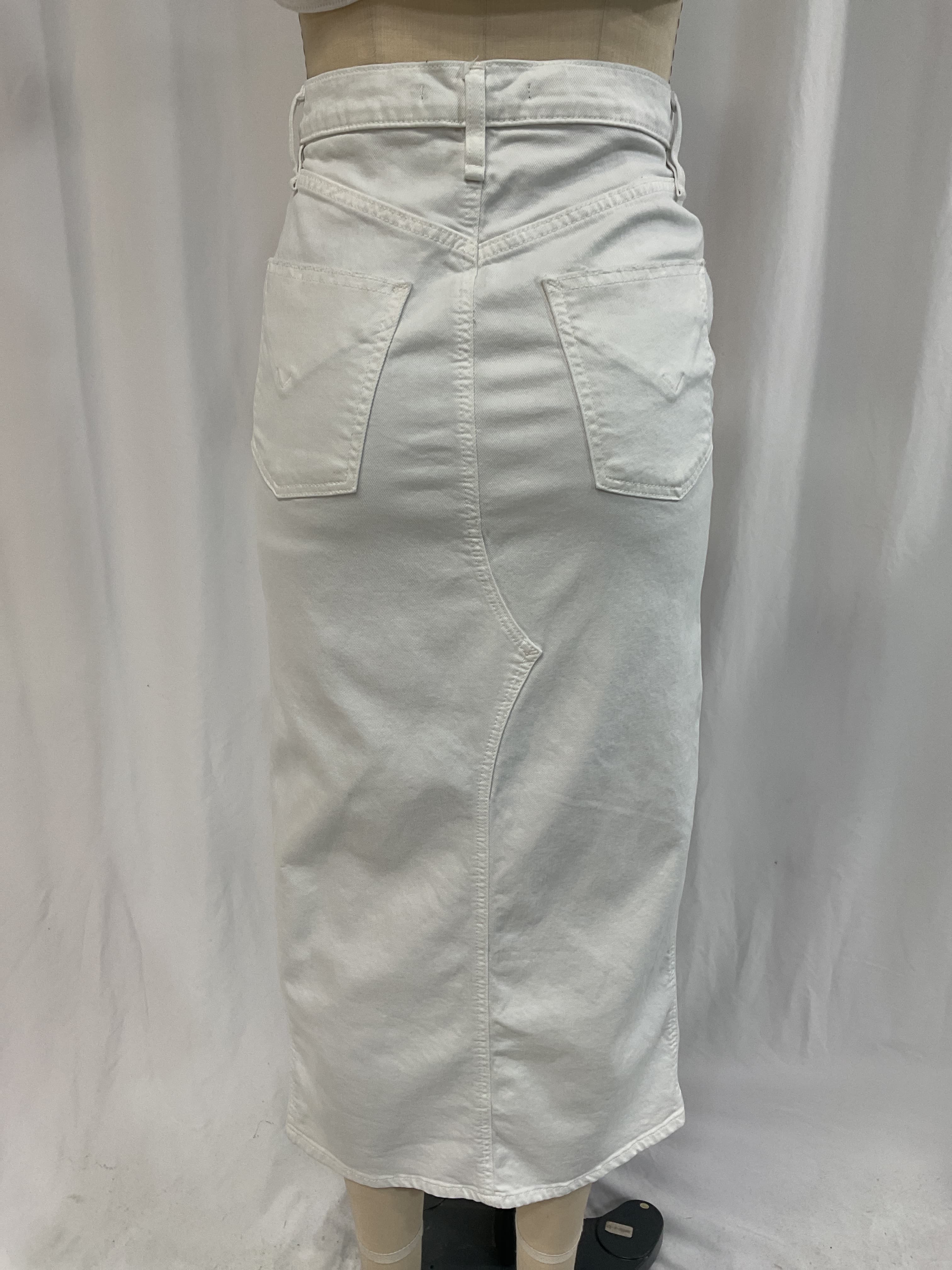 Reconstructed Skirt In White - Image 3