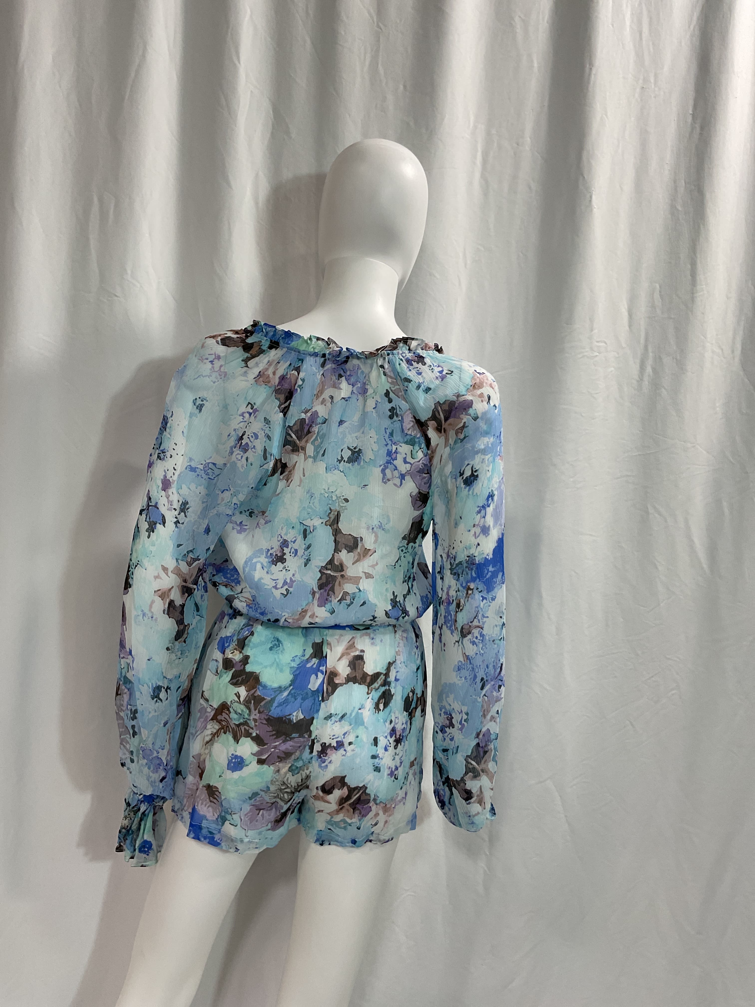 Hemant And Nandita X Revolve Teien Romper In Blue - Image 3
