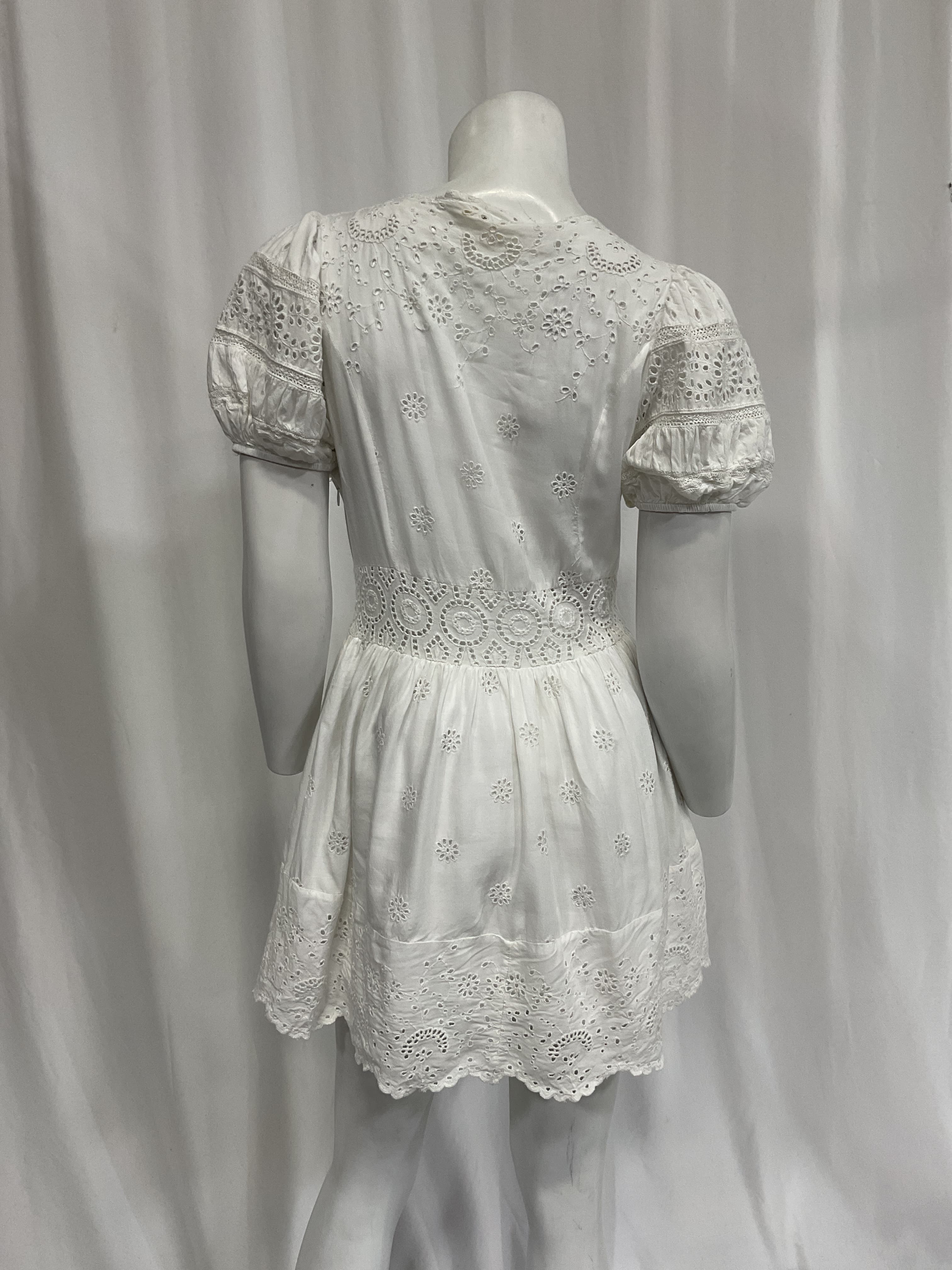 Valente Dress In Antique White - Image 4