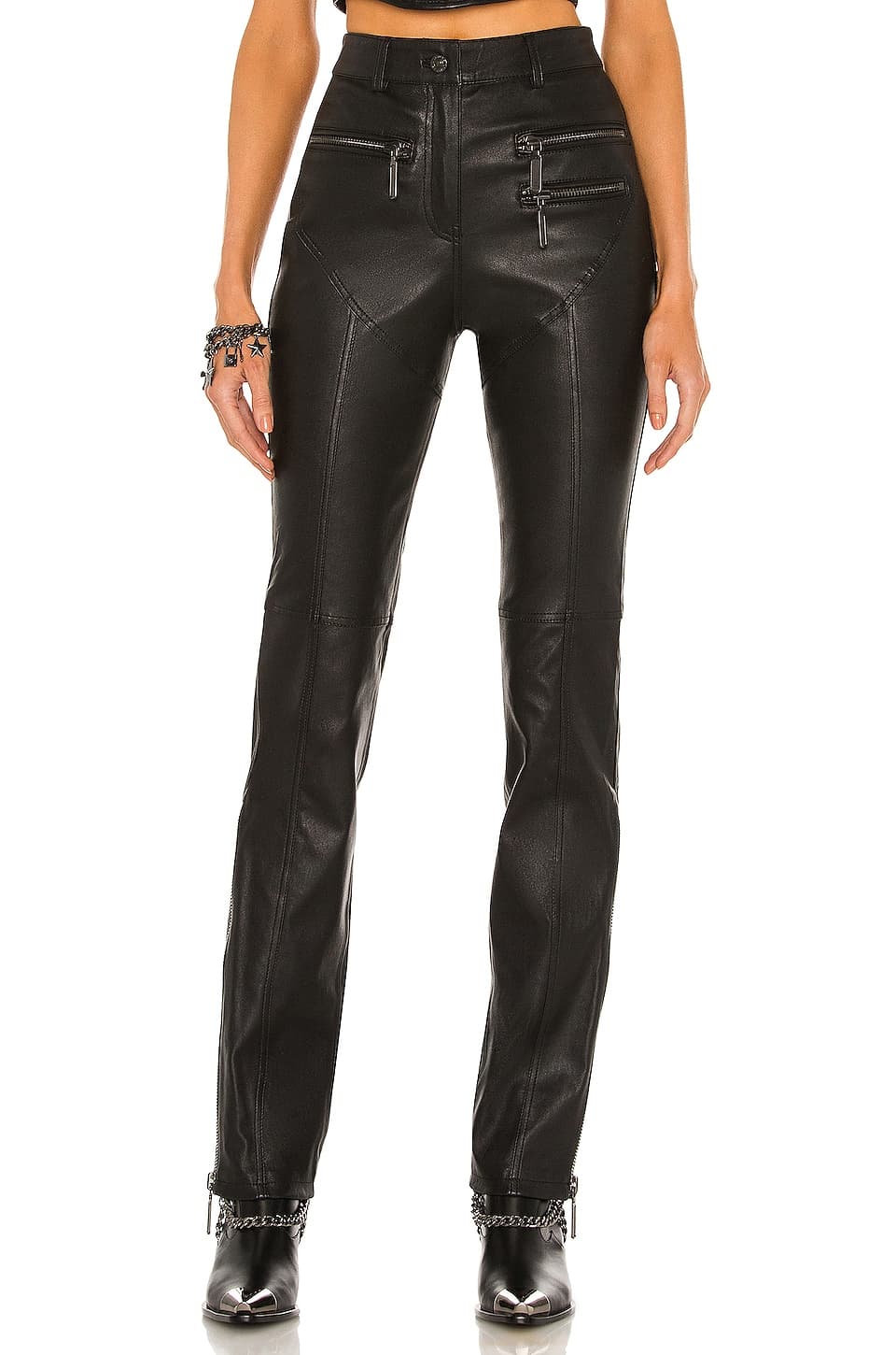 Syd Leather Pants - Image 1
