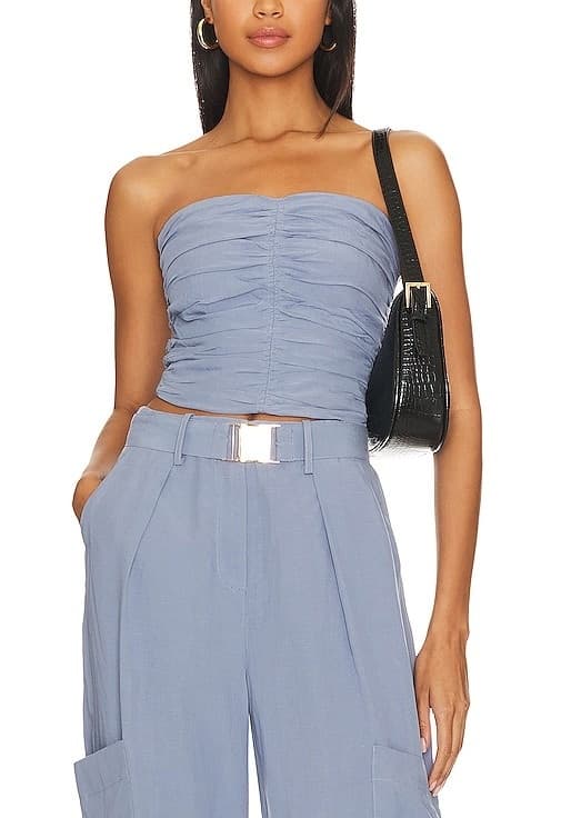 Nouvelle Bustier In Blue Haze - Image 1