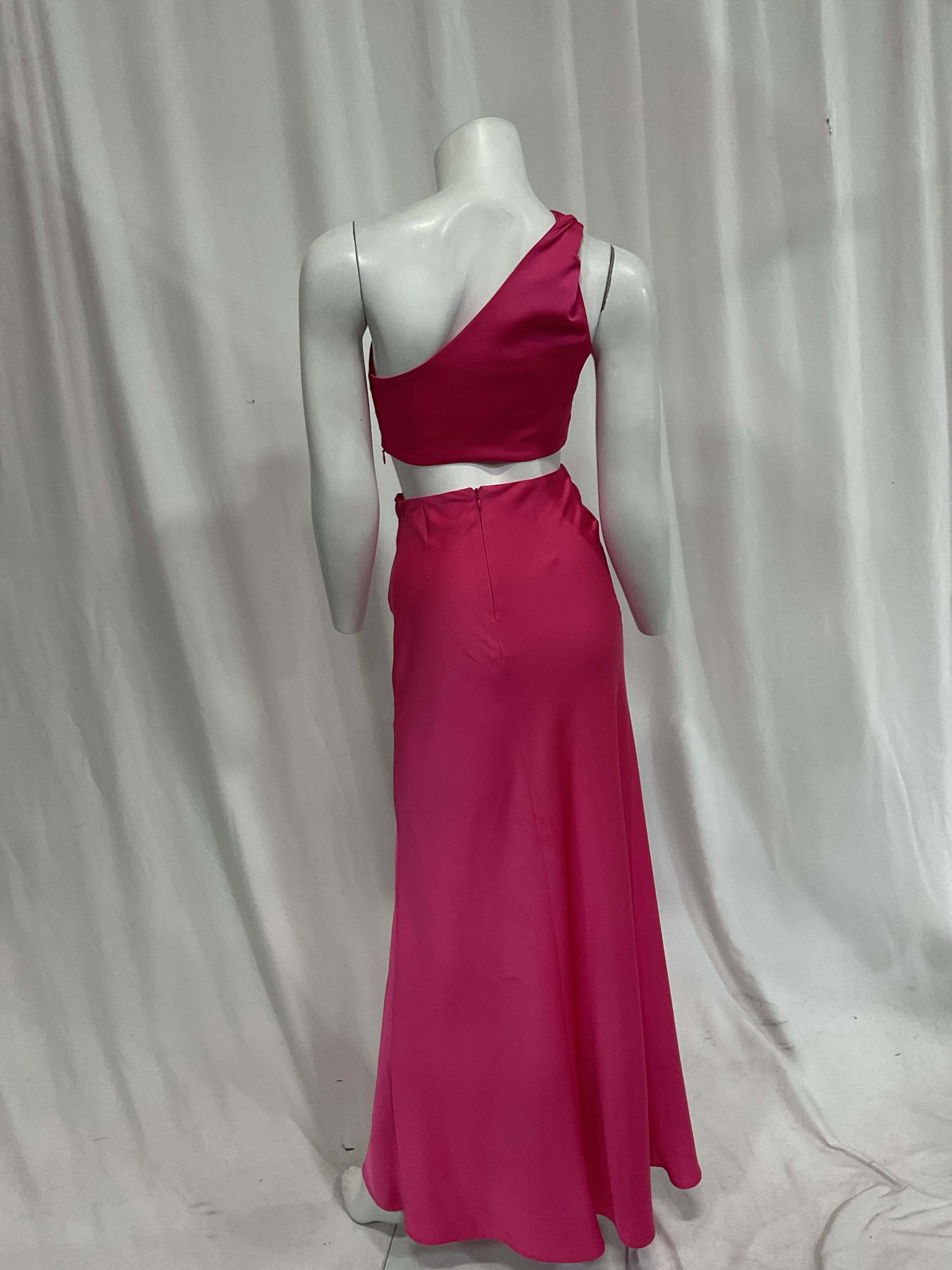 Kristin Gown In Hot Pink - Image 3