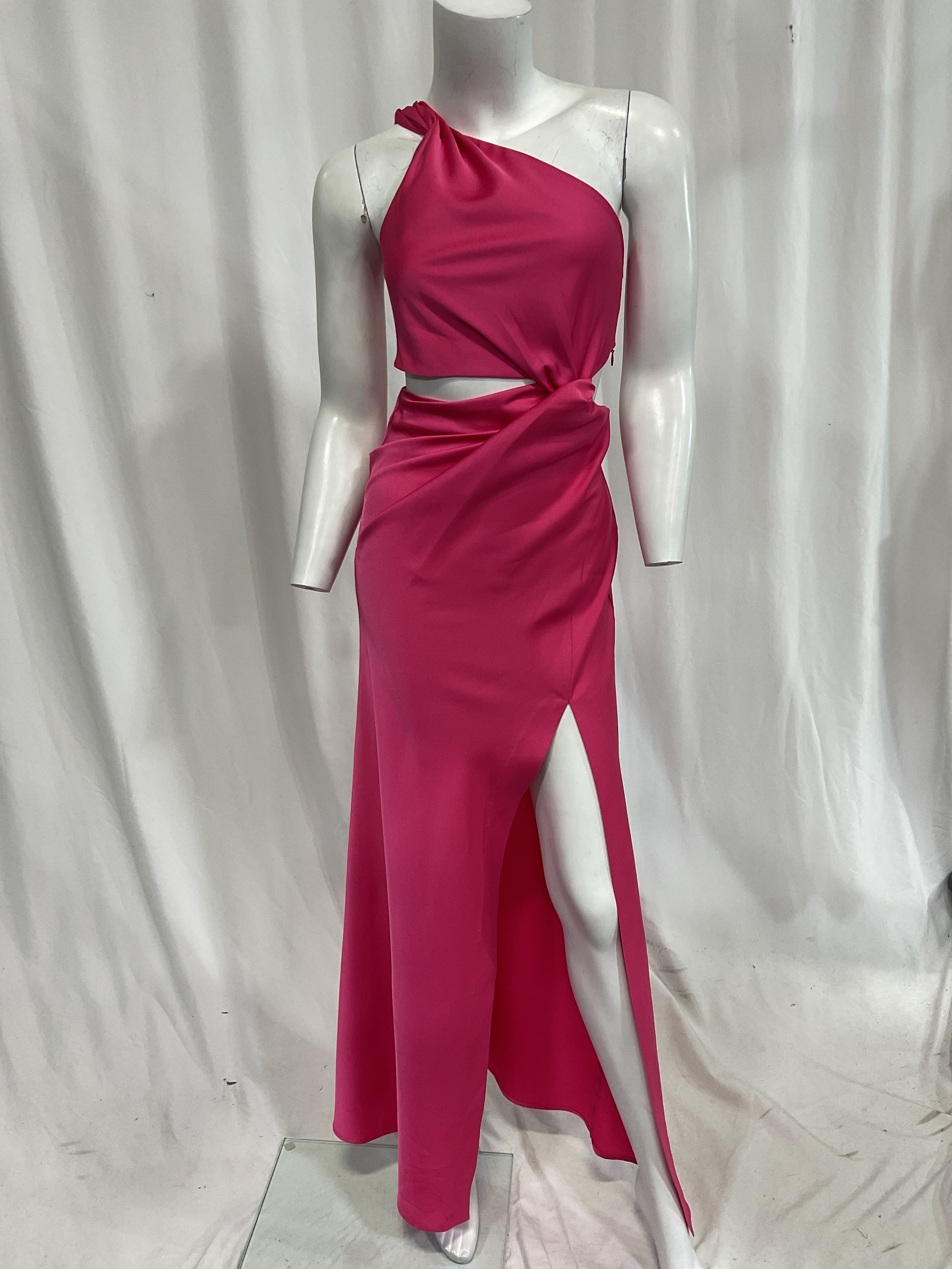Kristin Gown In Hot Pink - Image 4