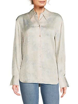 Relaxed Marbled Blouse - Image 1