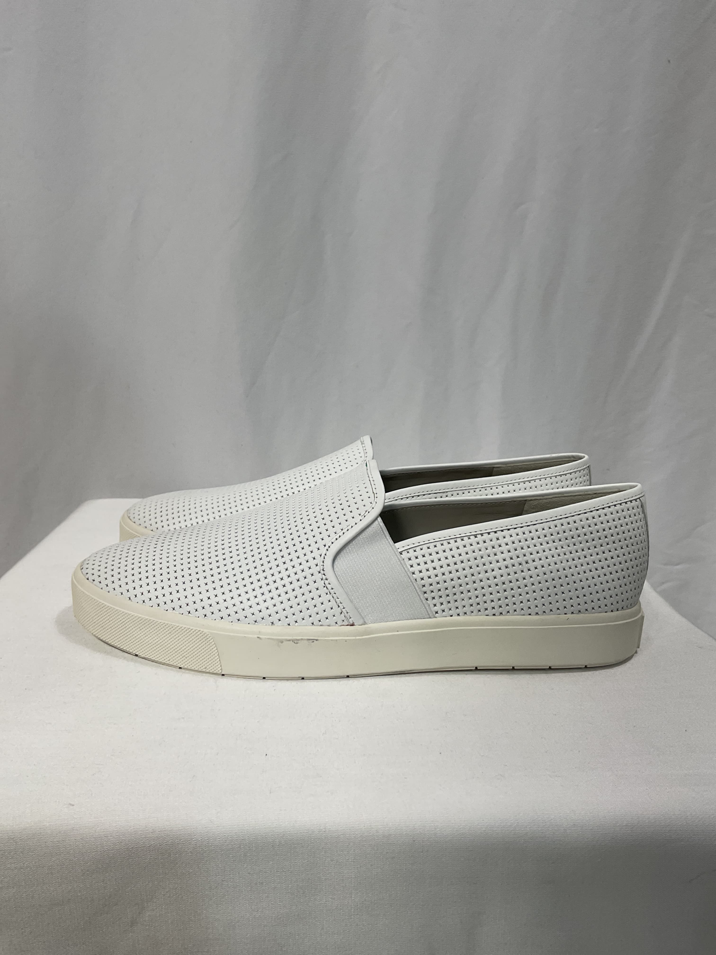 Blair Crosshatched Leather Slip-On Sneakers - Image 2