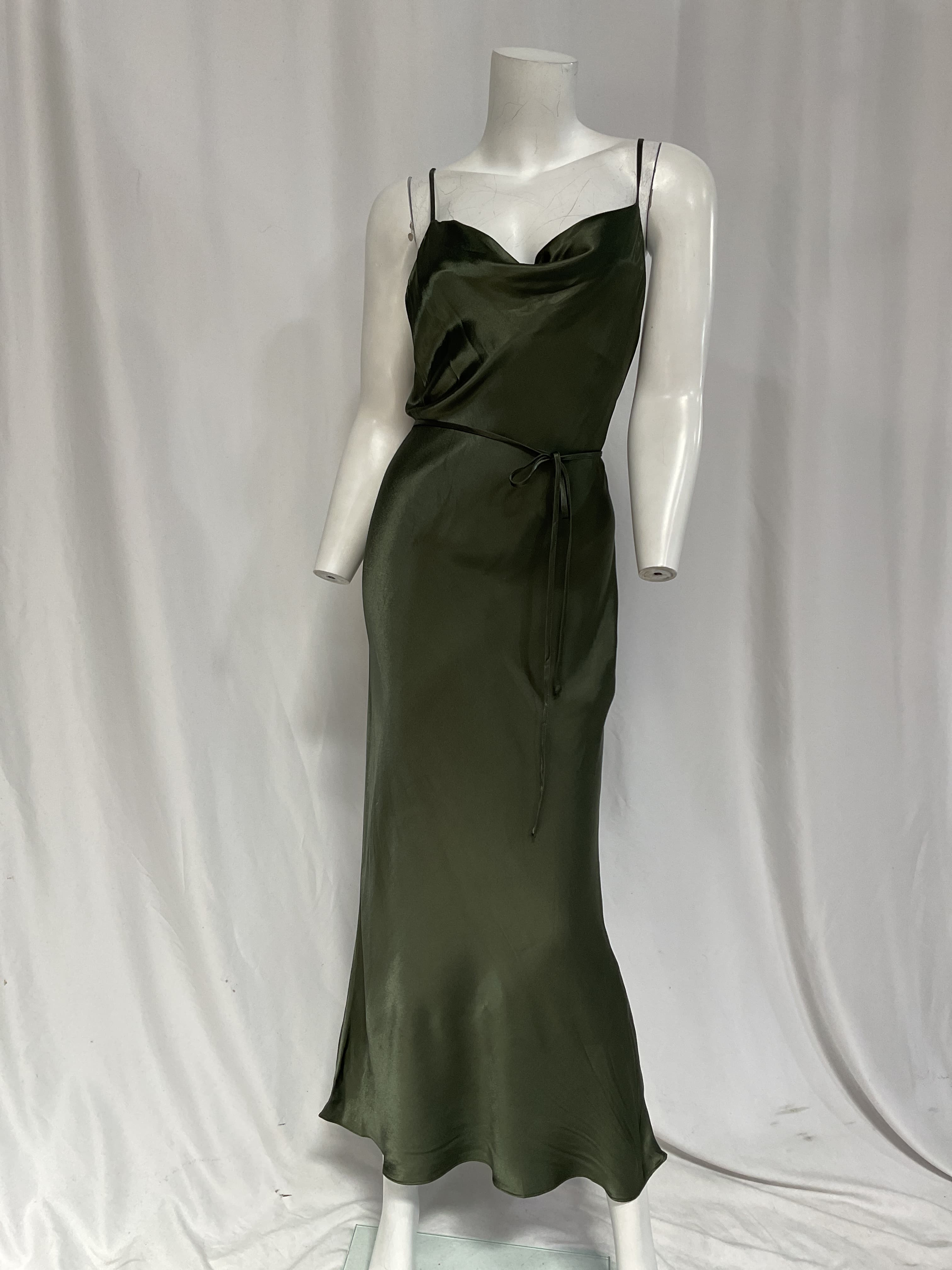 La Lune Bias Cowl Midi Dress - Image 2