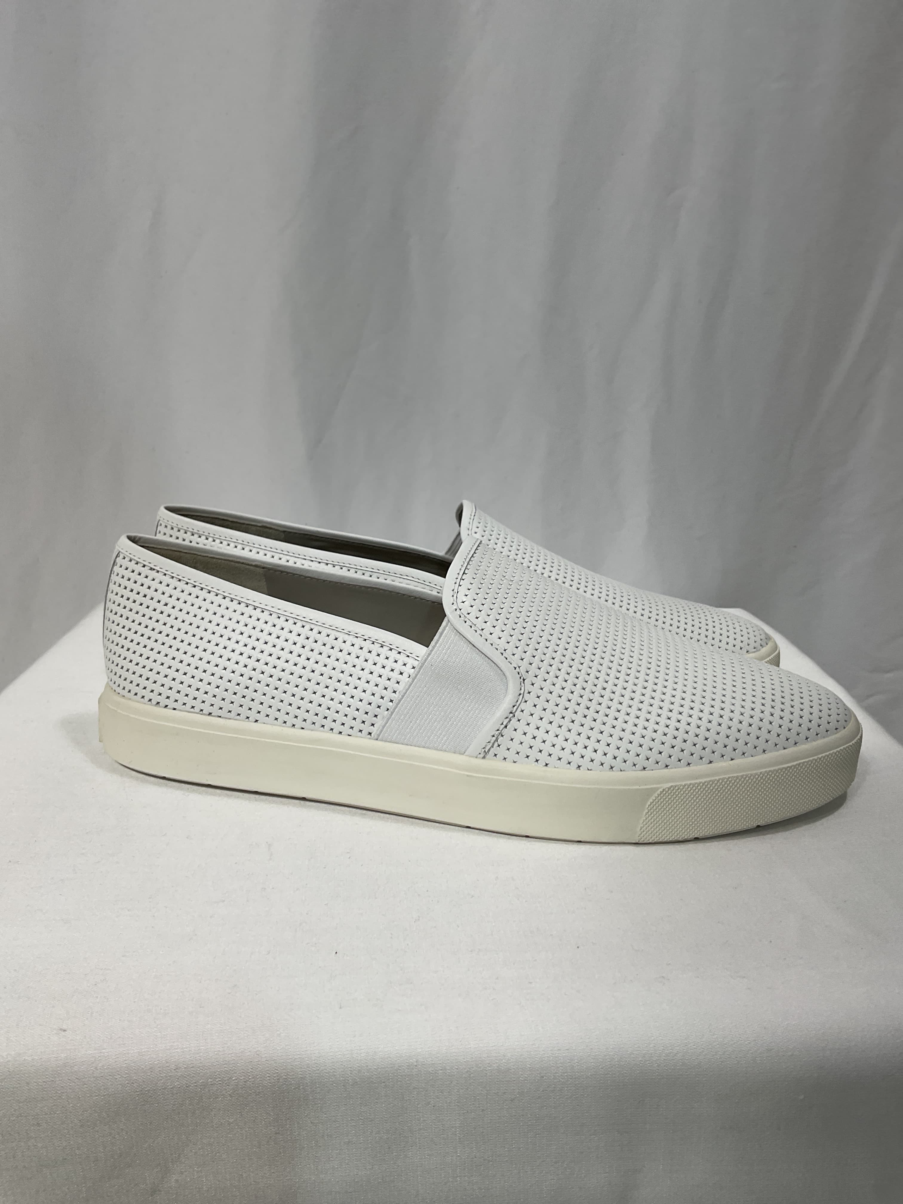 Blair Crosshatched Leather Slip-On Sneakers - Image 4