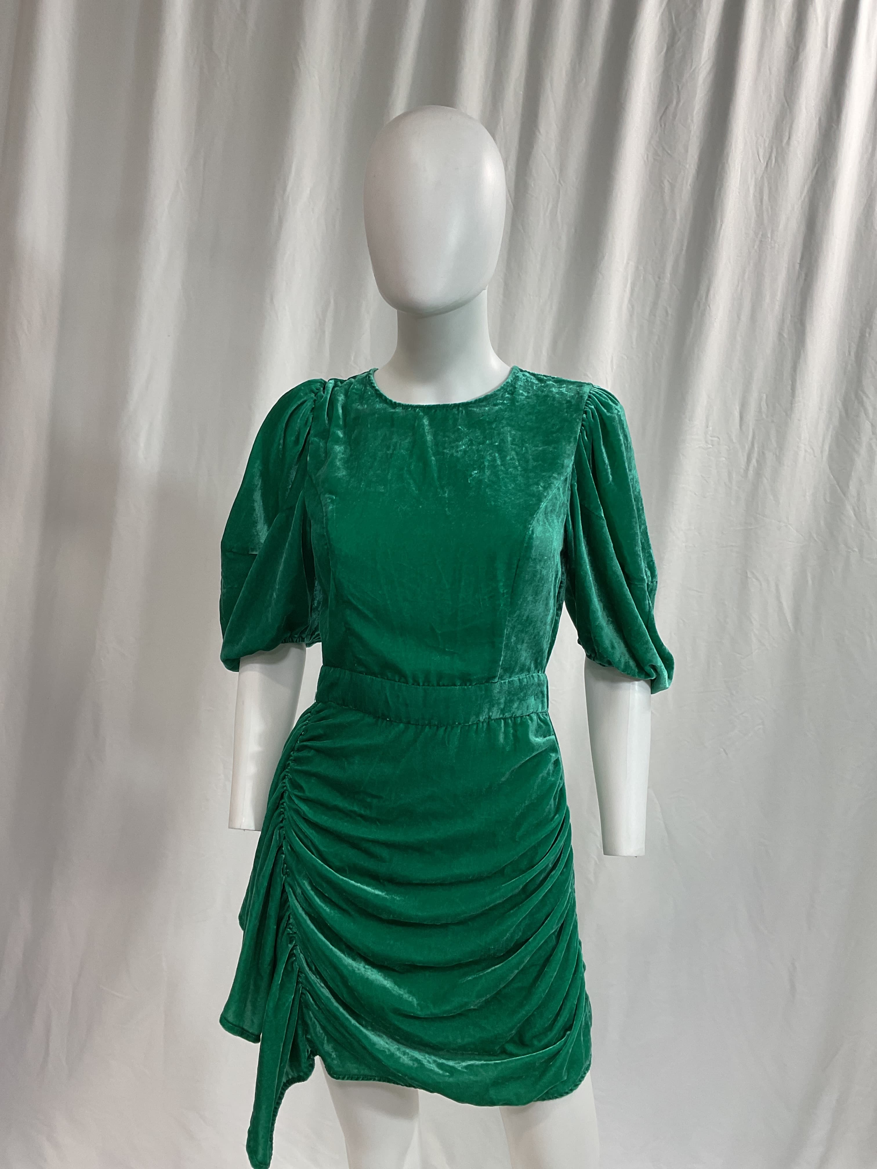 Emerald Rhode Pia Velvet Minidress - Image 2