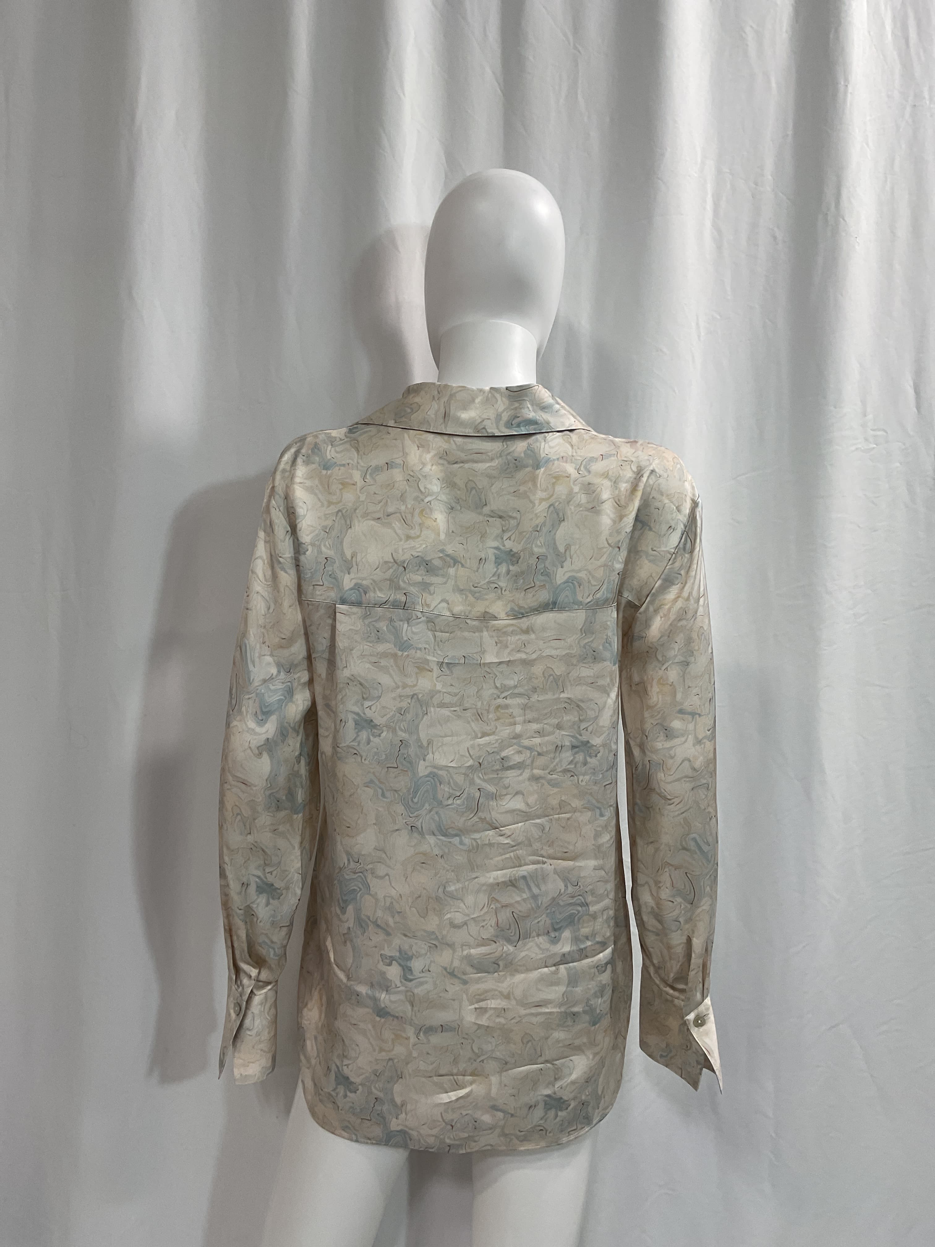Relaxed Marbled Blouse - Image 3