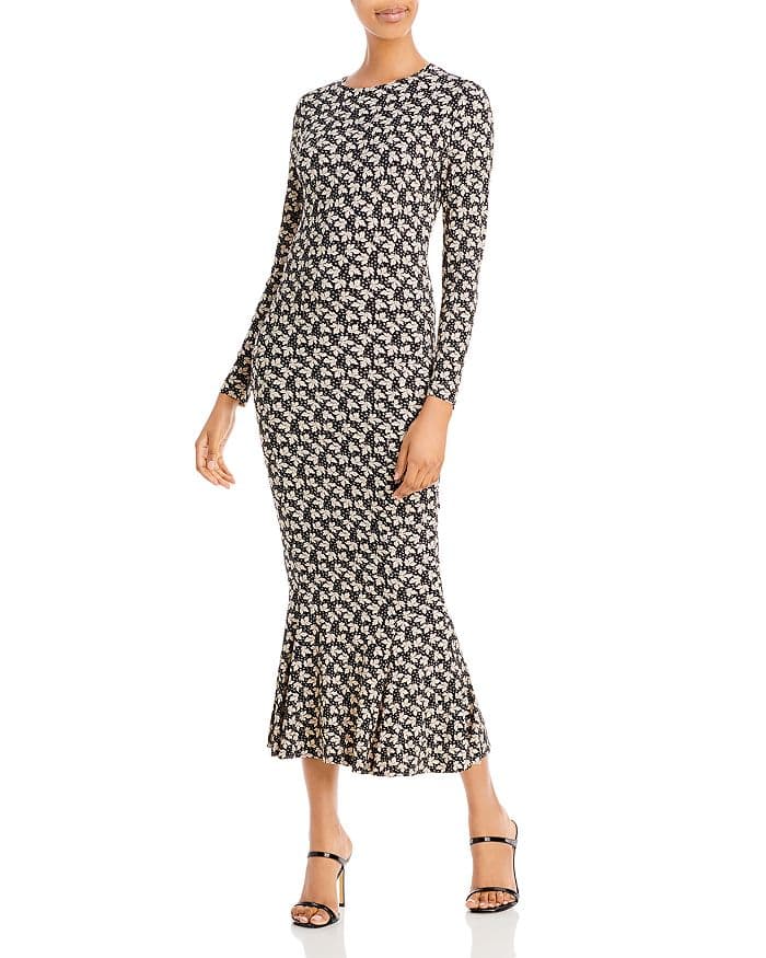 Leaf Print Dress - Image 1