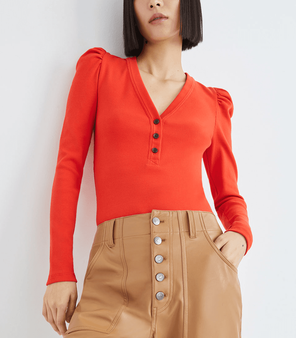 Dekalb Puff-Sleeve Top - Image 1