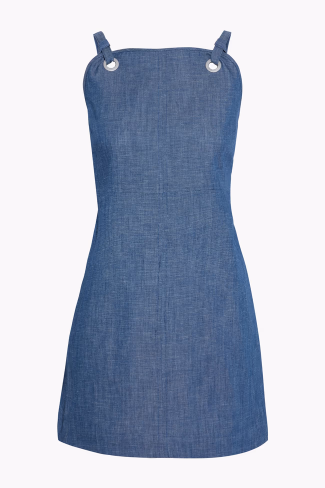Suffolk Denim Mini Dress - Image 1