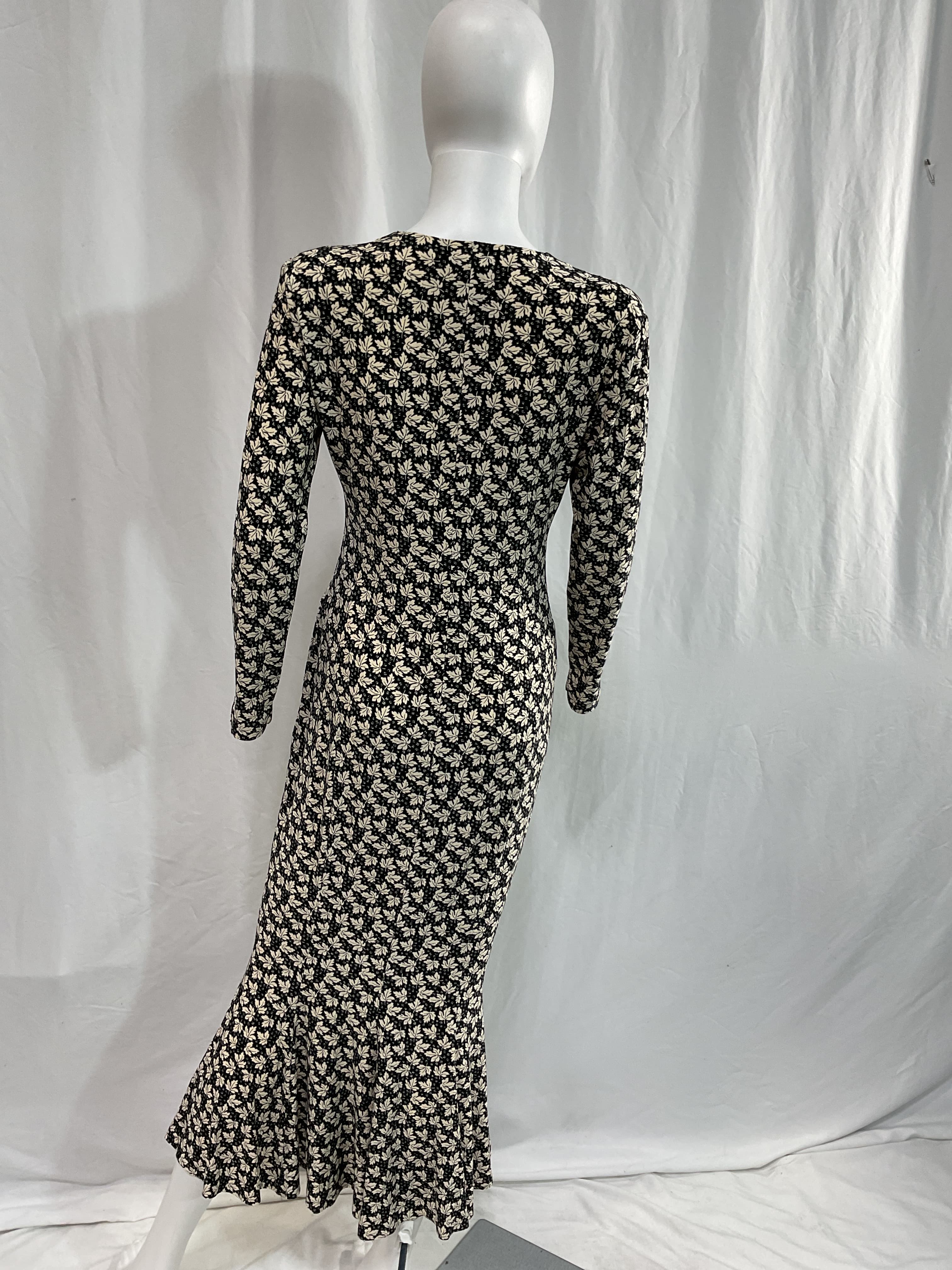 Leaf Print Dress - Image 2