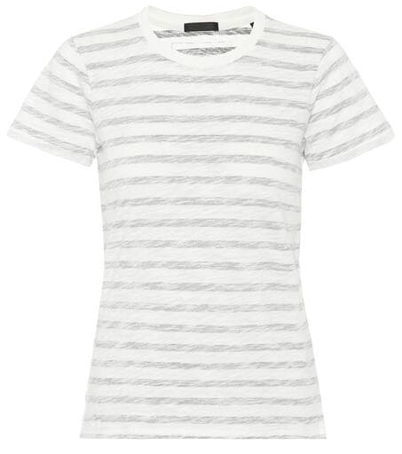 Striped Cotton T-Shirt - Image 1