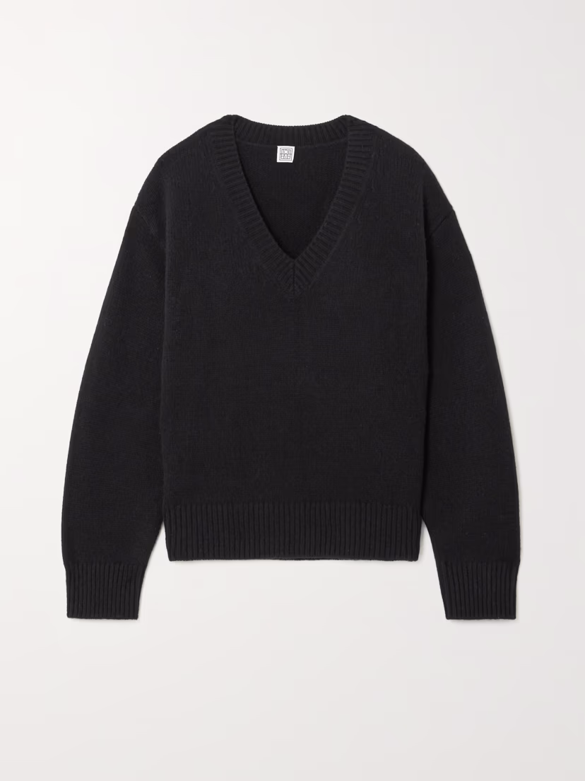 Wool And Cashmere-Blend Sweater - Image 1