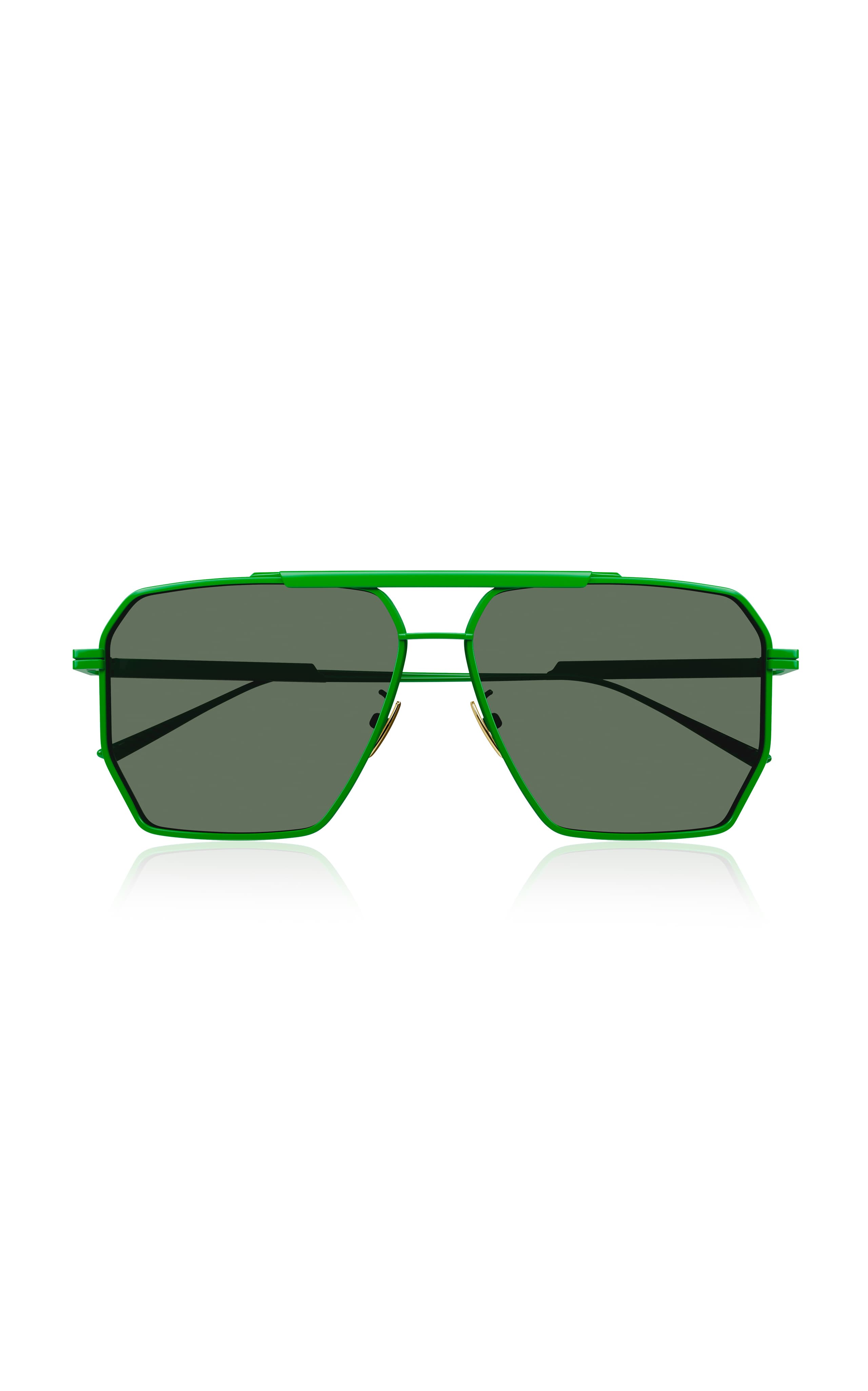Original Aviator-Frame Metal Sunglasses - Image 1