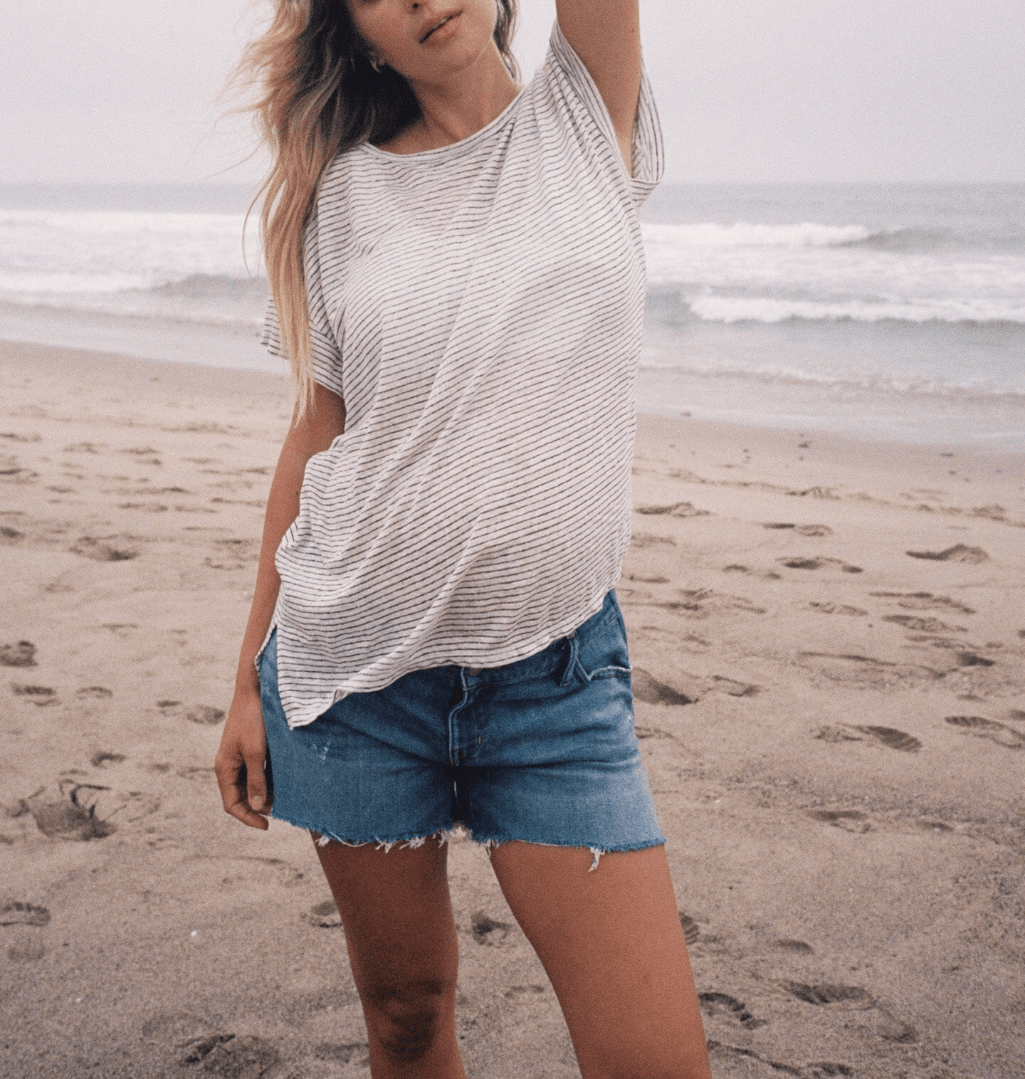The Cut Off Maternity Short - Image 1