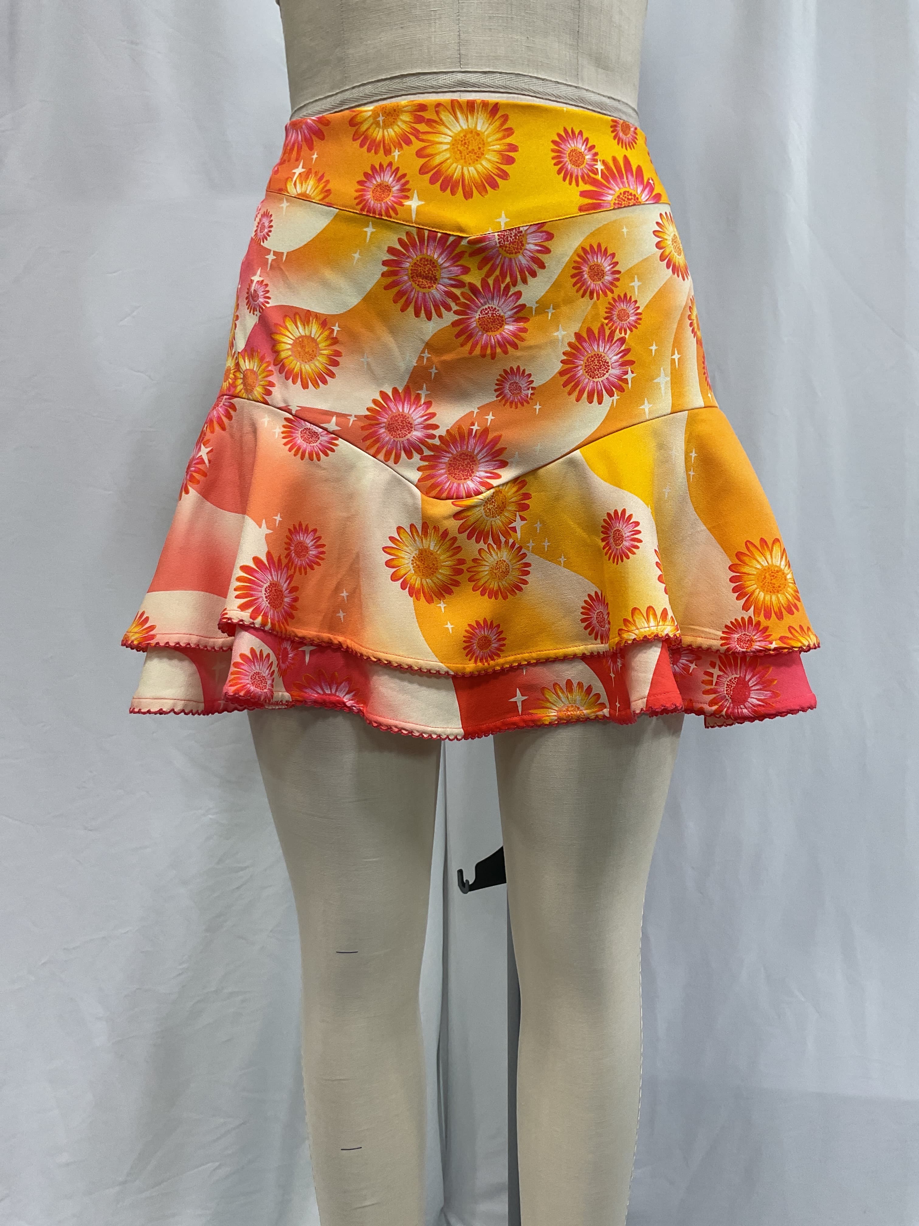 Agua Bendita X Revolve Nixi Mini Skirt In Solaris Multi - Image 4