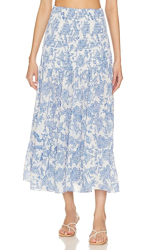 Lola Convertible Skirt In Ocean - Image 1